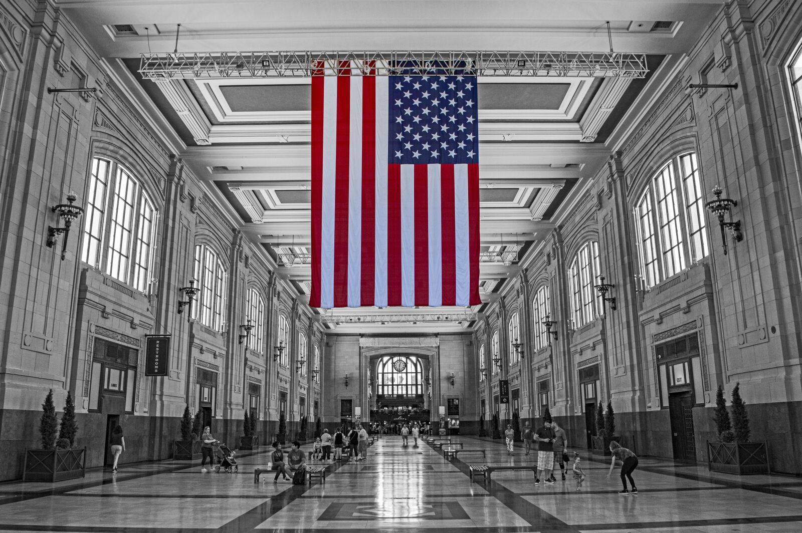 Nikon D3200 sample photo. American flag, old glory photography