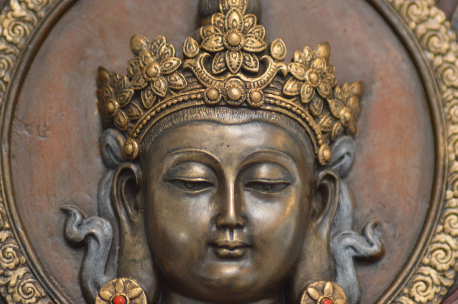 Nikon D3200 sample photo. Buddha, brass, image photography