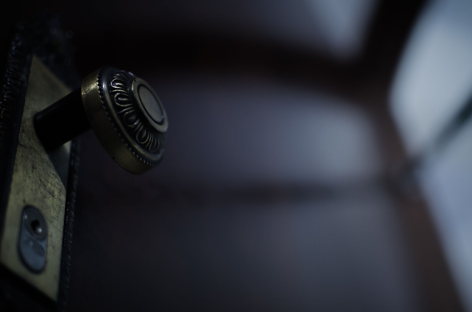 Nikon D5100 + Nikon AF-S DX Nikkor 35mm F1.8G sample photo. Handle, outoffocus, perpective photography