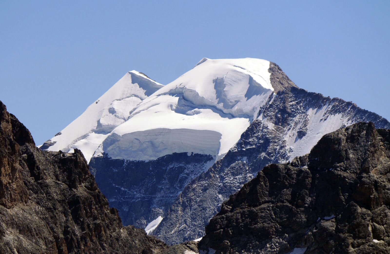 Panasonic Lumix DMC-GH3 sample photo. Piz palu, snow cap photography