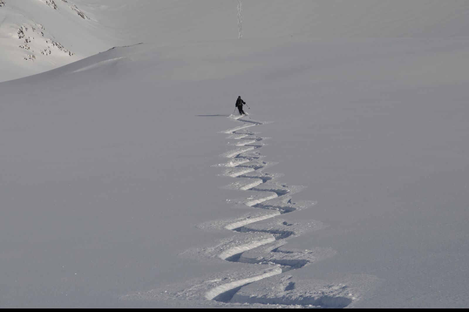 Nikon D5000 sample photo. Ski, backcountry skiiing, alpine photography