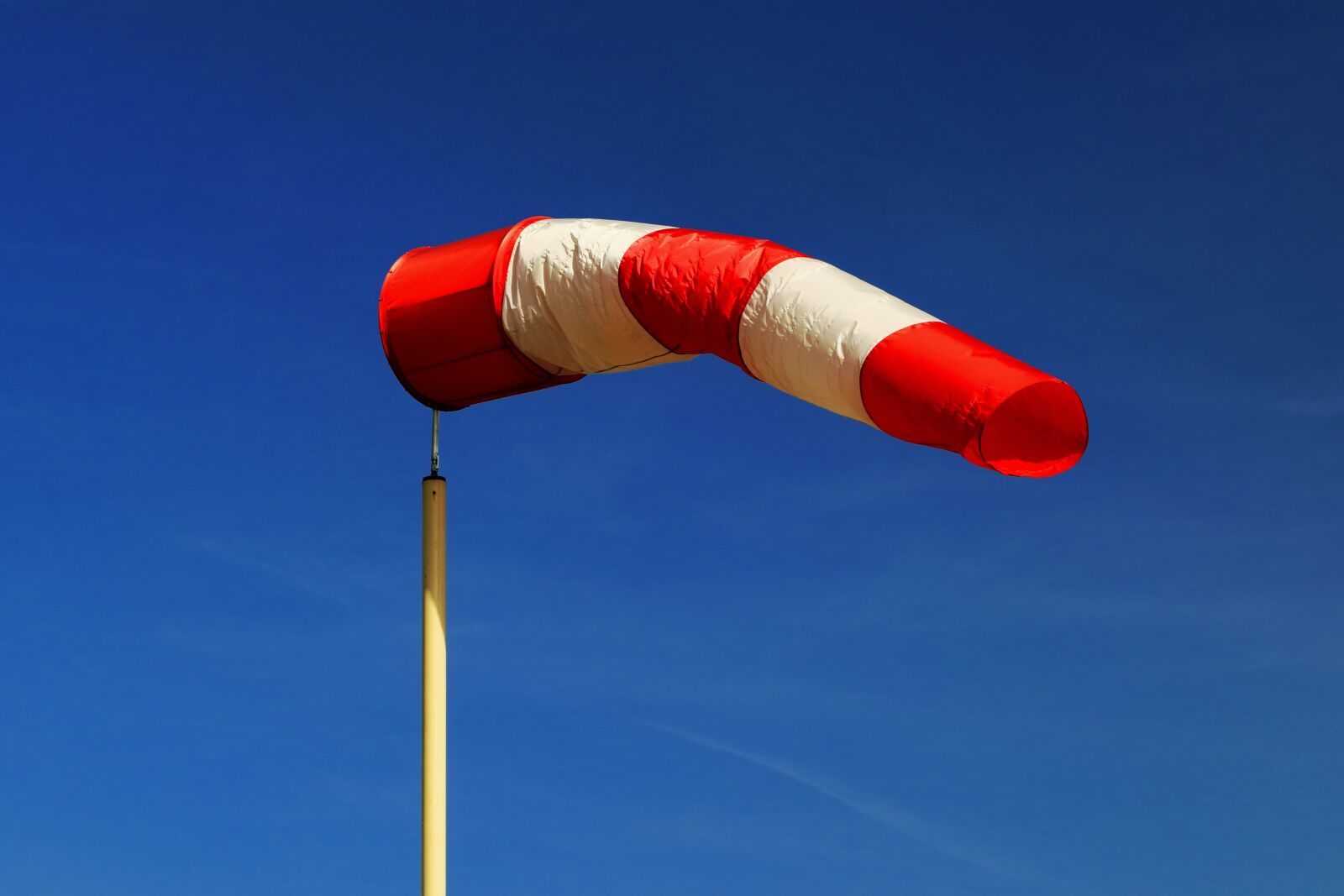 Canon EOS 80D sample photo. Wind sock, airport, sky photography