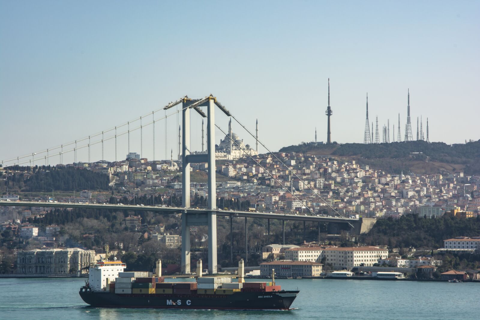 Nikon D5200 sample photo. Istanbul, marine, throat photography