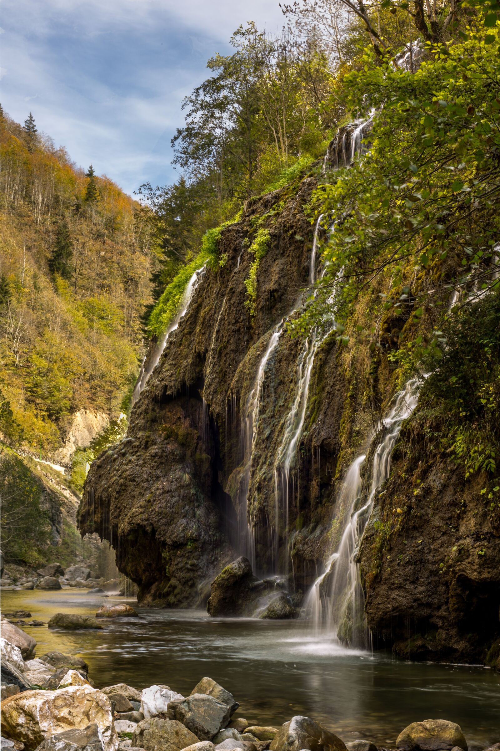 Canon EF 50mm F1.8 II sample photo. Waterfall, kuzualan falls, long photography