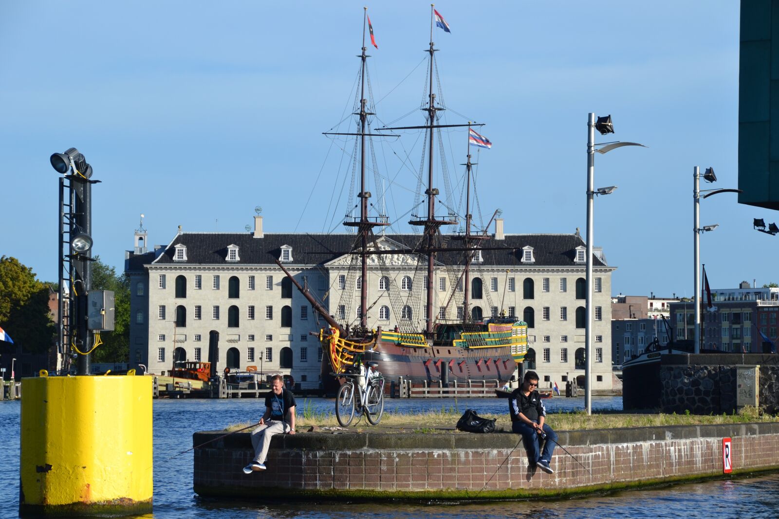 Nikon D3100 sample photo. Maritime museum amsterdam, amsterdam photography