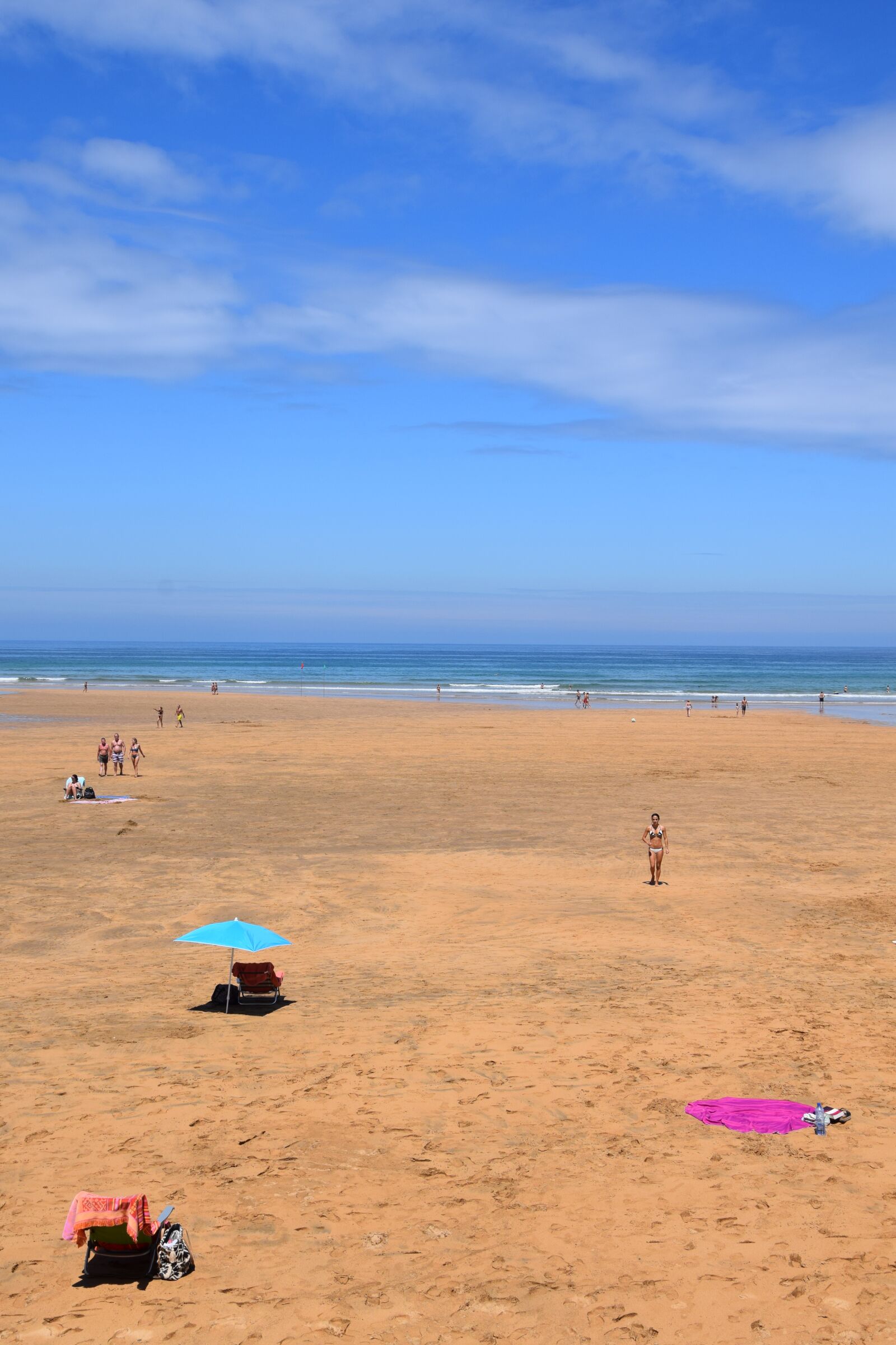 Nikon D3300 sample photo. Beach, parasol, sea photography