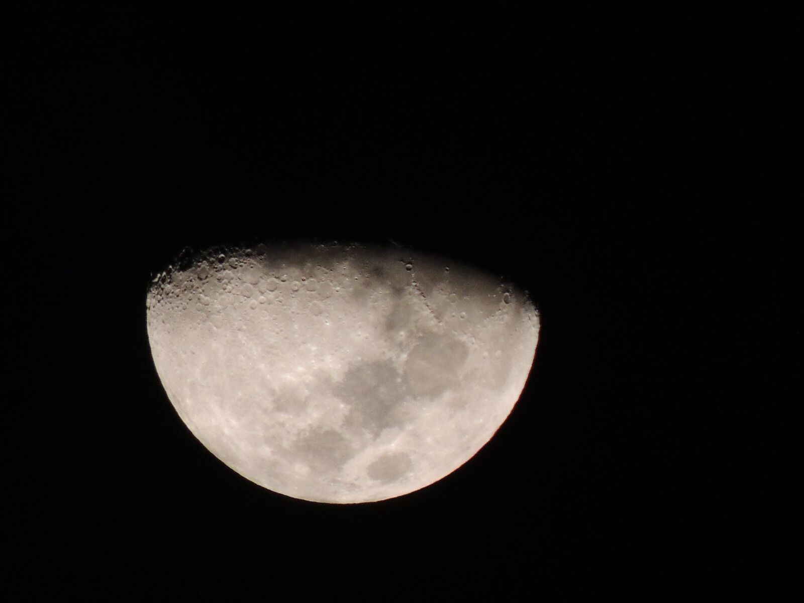 Nikon Coolpix P510 sample photo. Half moon, moon, planet photography