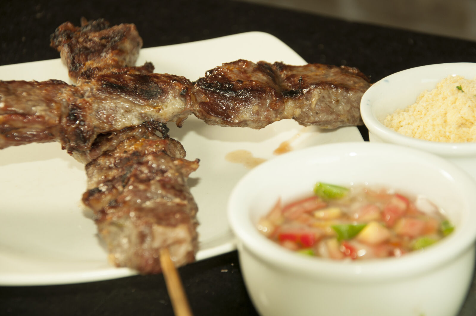 Nikon D90 sample photo. Barbecue, toothpick photography