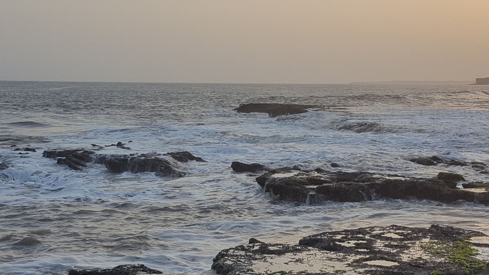 Samsung Galaxy S6 sample photo. India, sea, sunset photography