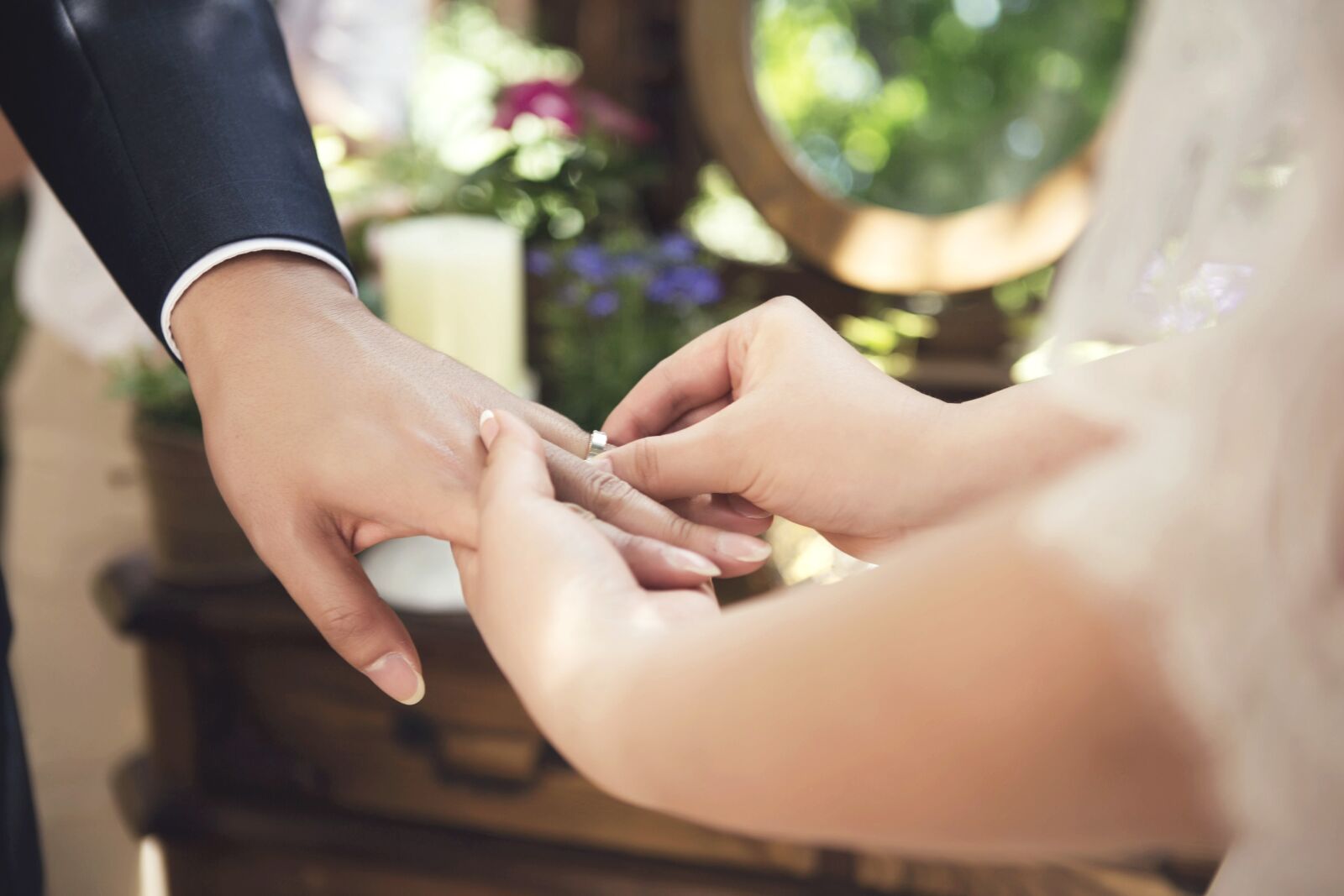 Canon EF 24-70mm F2.8L USM sample photo. Marriage, pledge, ring photography