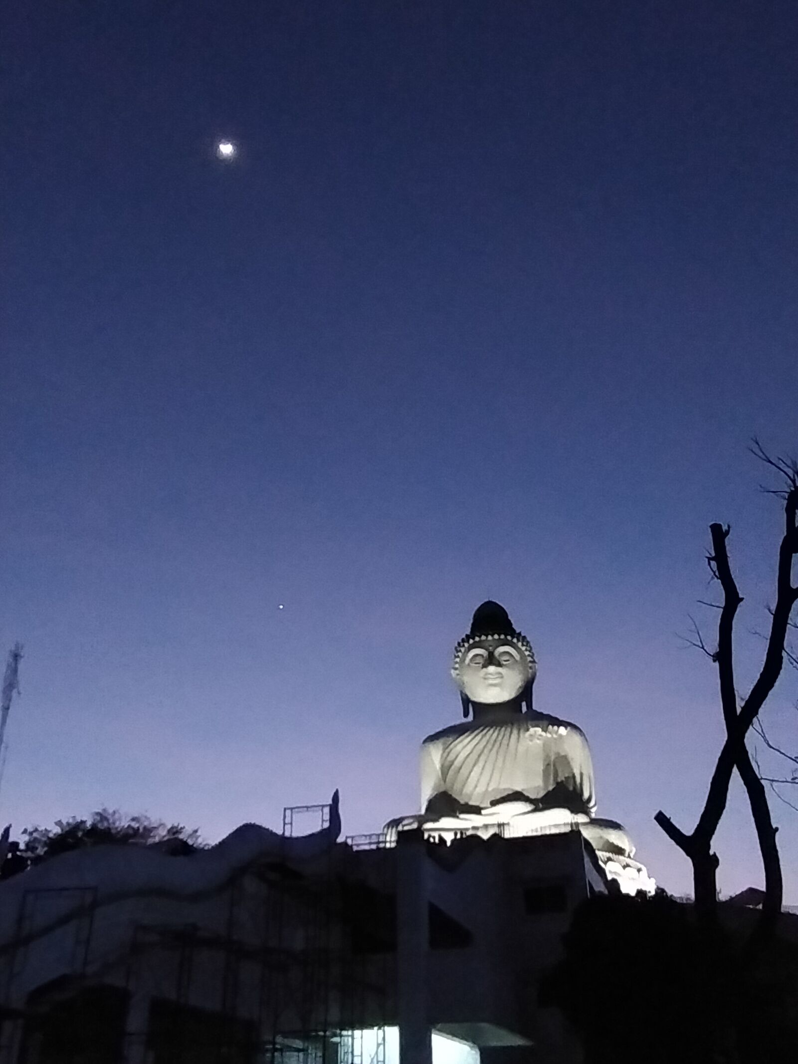 OPPO A5 2020 sample photo. Phuket, big buddha, buddhism photography
