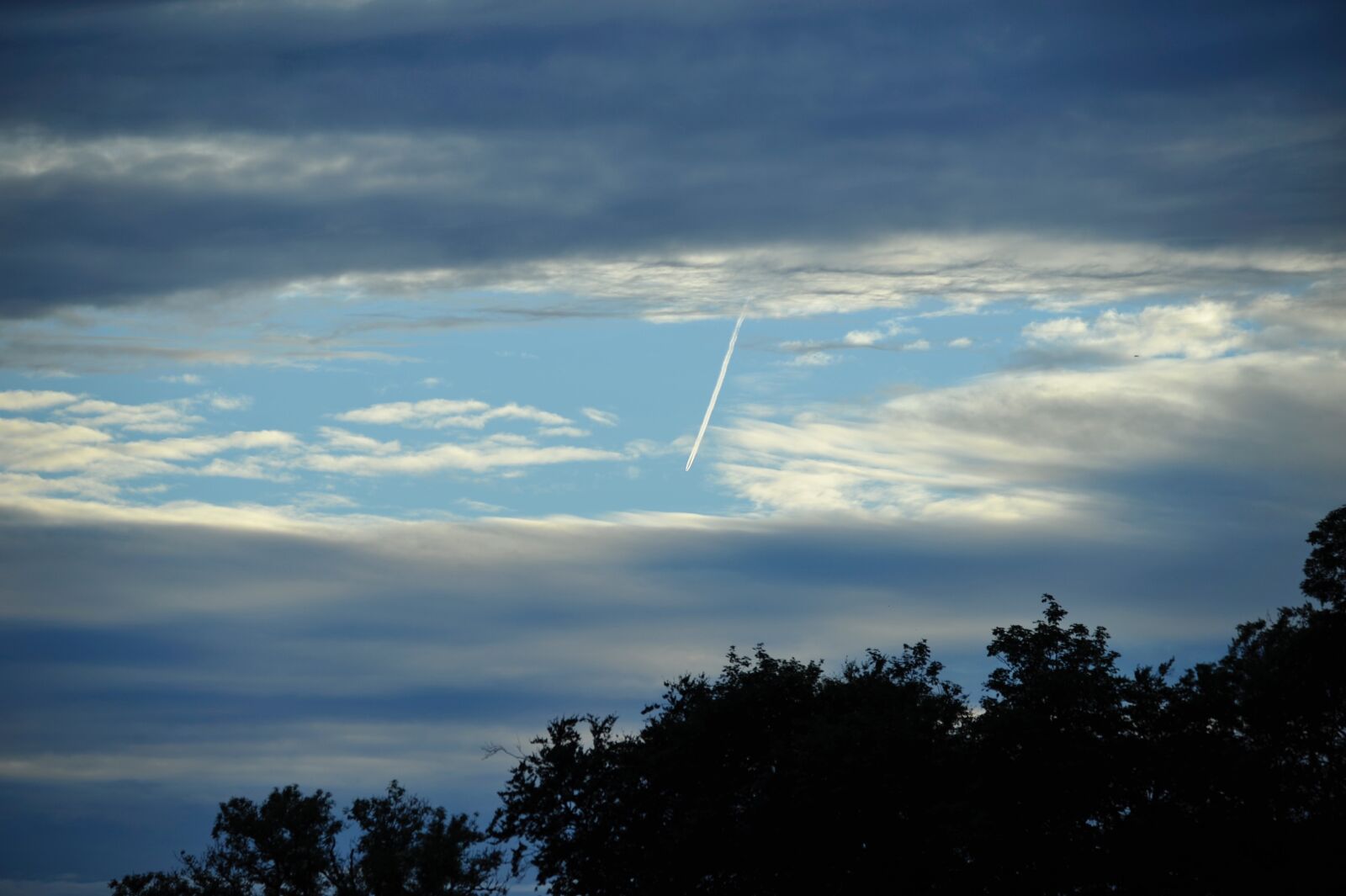 Nikon D700 sample photo. Sunset, ammanford, plane photography