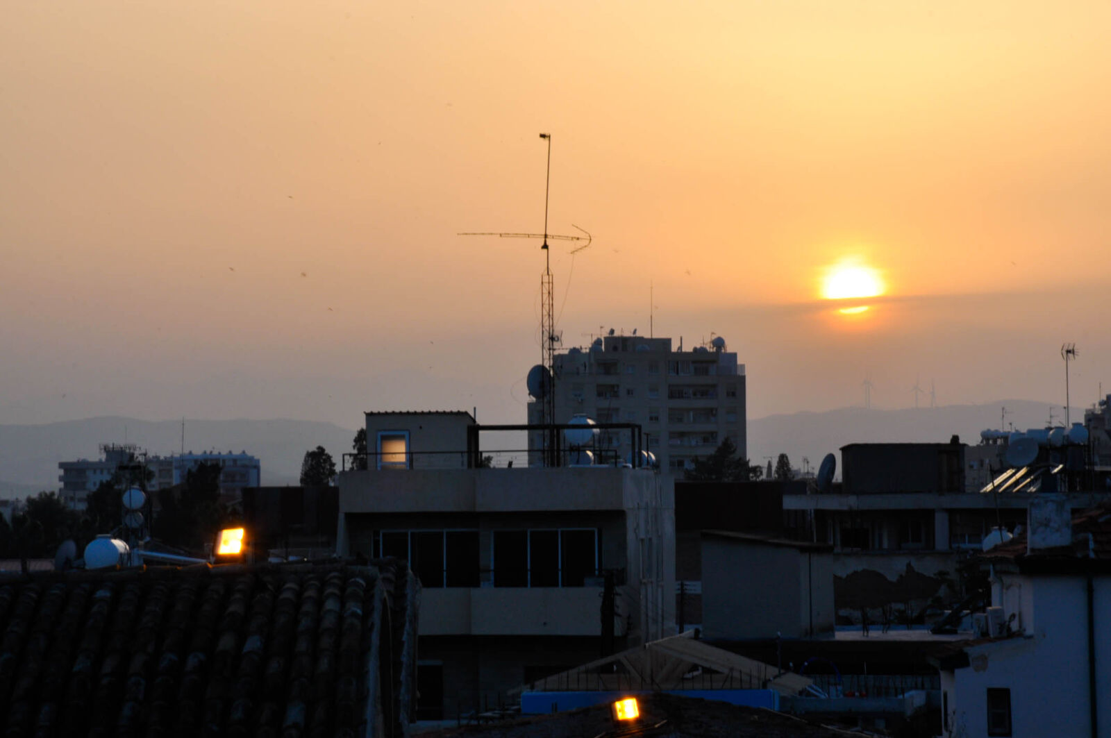 Nikon D90 sample photo. Buildings, cyprus, evening, sun photography