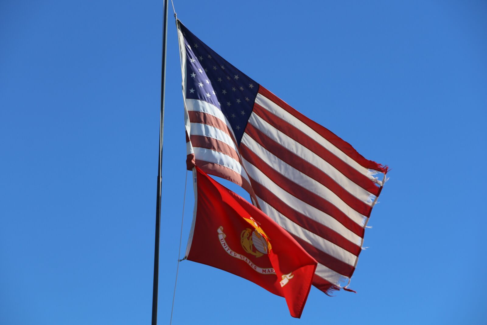 Canon EOS 70D sample photo. Livermore, american flag, california photography