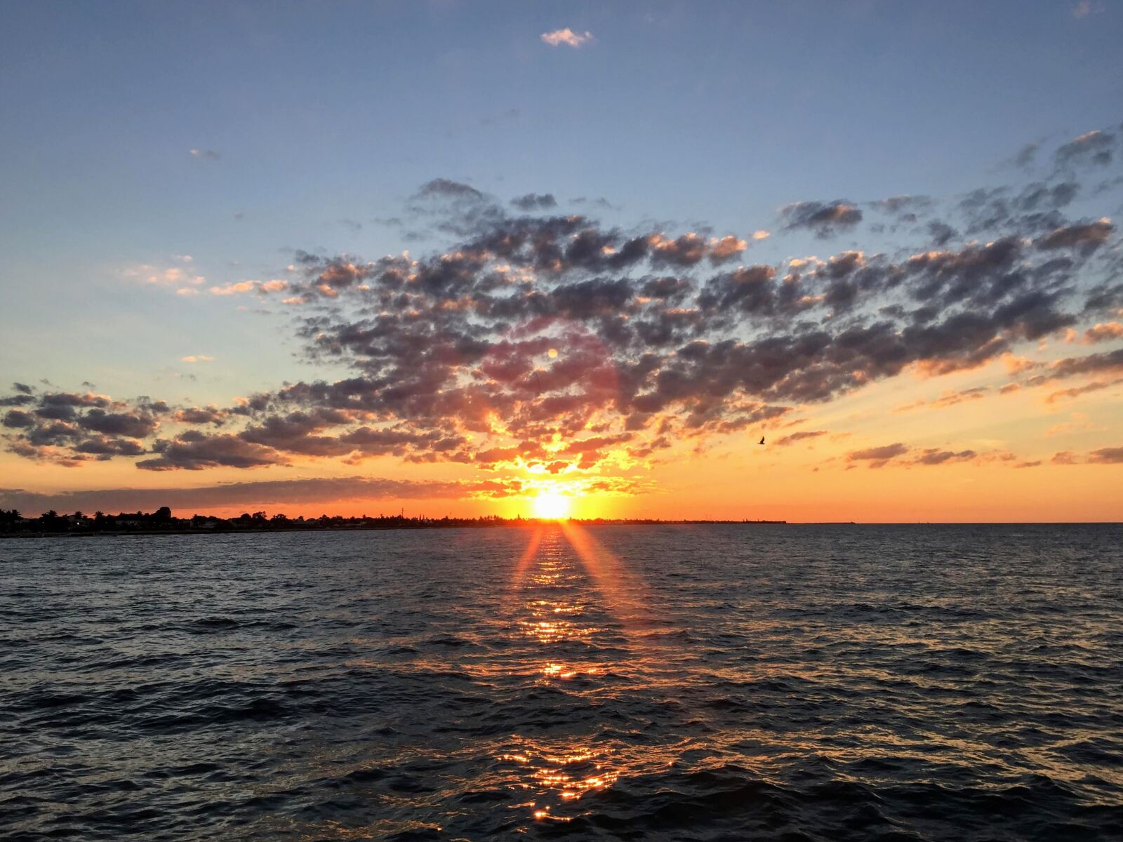 iPhone 6 back camera 4.15mm f/2.2 sample photo. Sunset, horizon, ocean photography