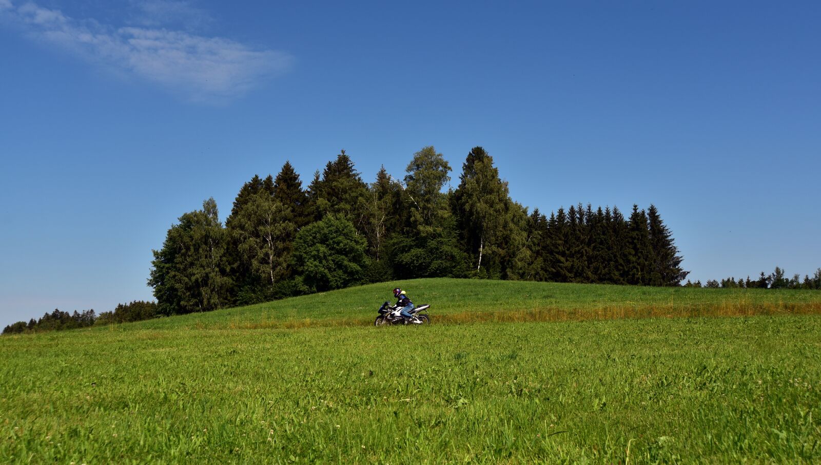Nikon D750 sample photo. Motorcycle, landscape, nature photography