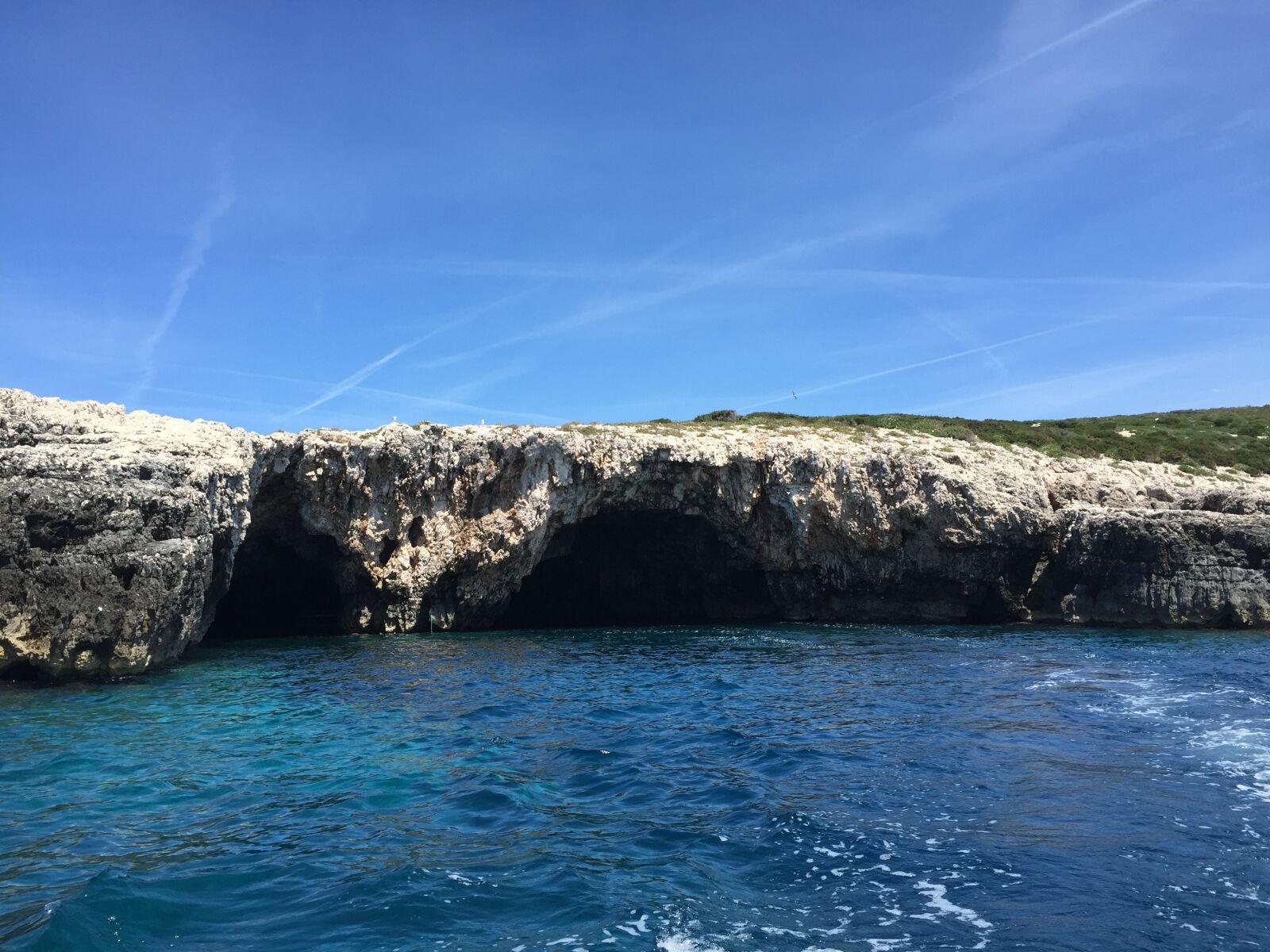 Apple iPhone 6 sample photo. Sea, blue, cave photography