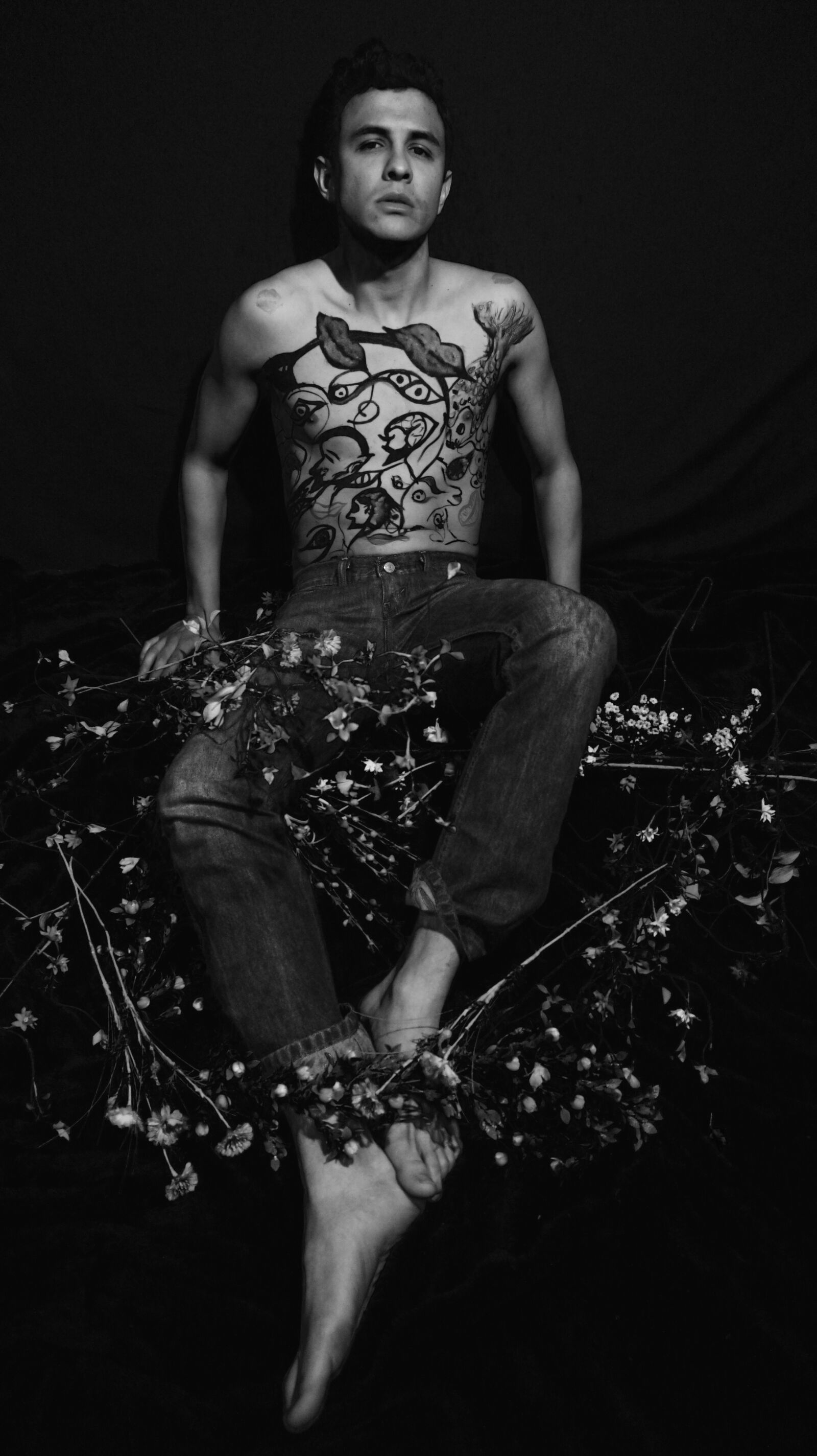 Sony Alpha a5000 (ILCE 5000) sample photo. Model, portrait, flowers photography