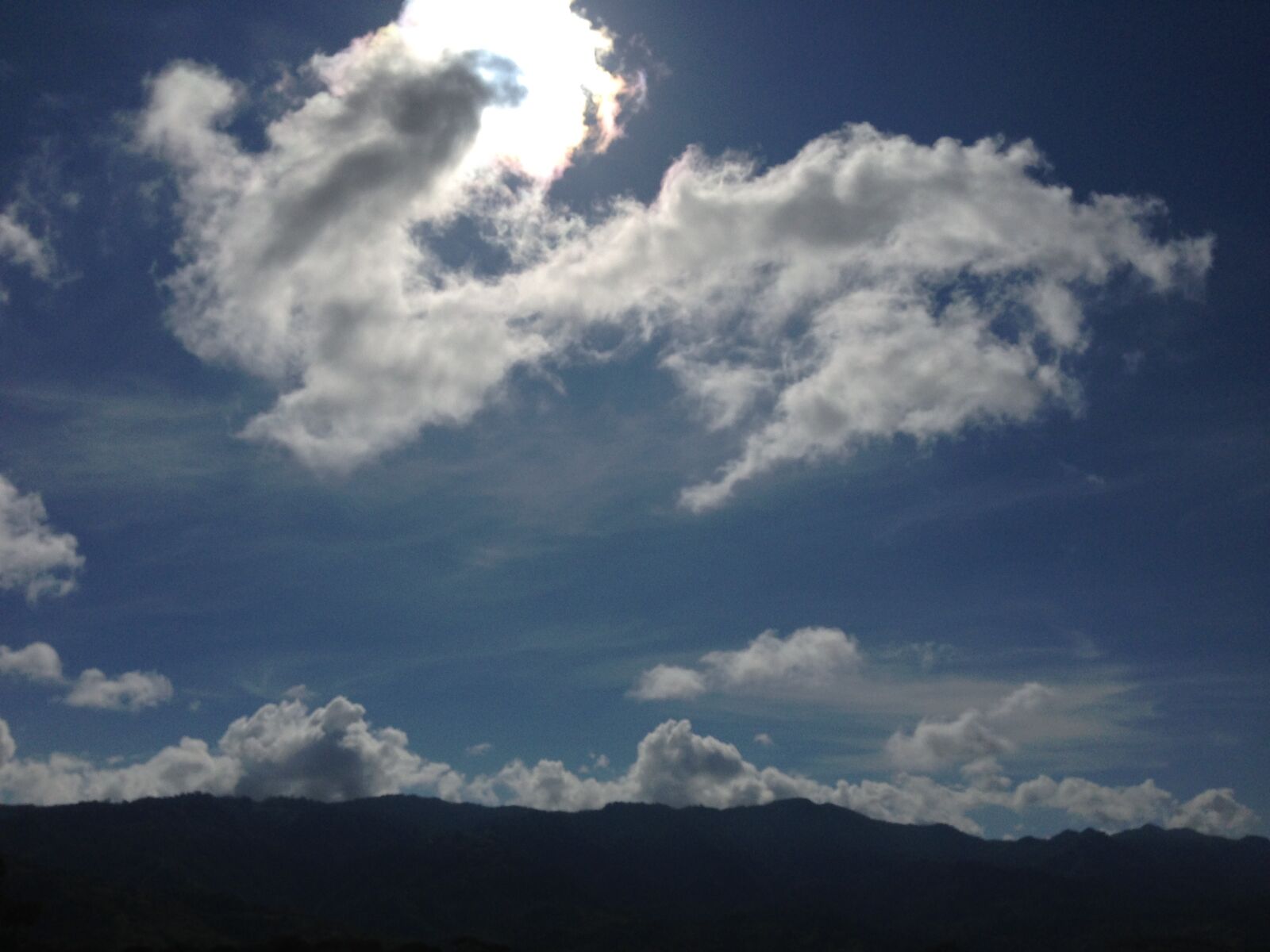 iPhone 5 back camera 4.12mm f/2.4 sample photo. Costa, rica, mountains, skyline photography