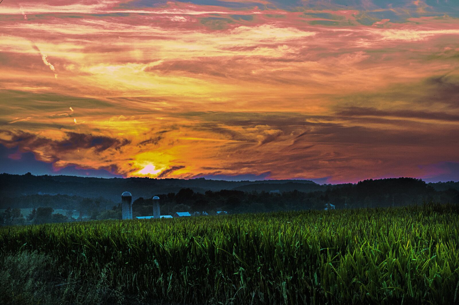 Nikon D300 sample photo. Sunset, sky, clouds photography