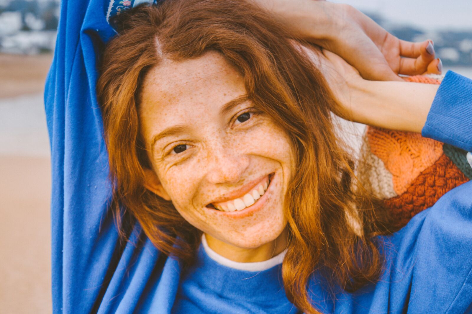 Nikon D3200 sample photo. Redhead, girl, hair photography