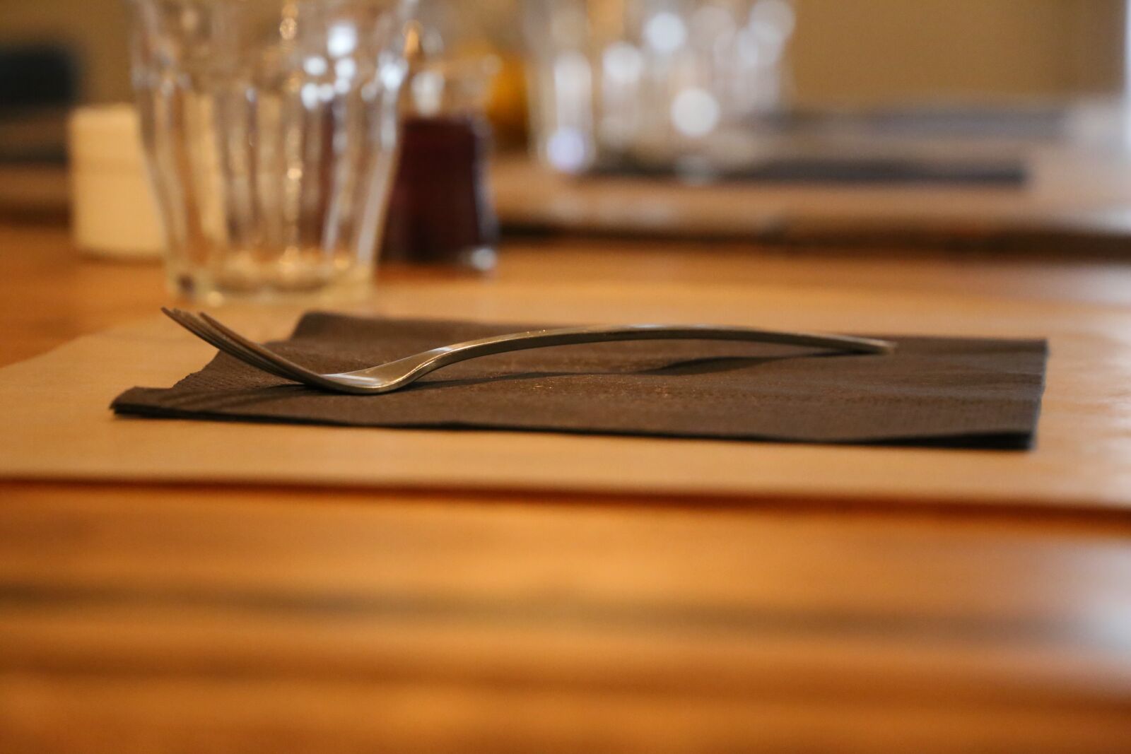 Canon EF 24-105mm F3.5-5.6 IS STM sample photo. Table, fork, food photography