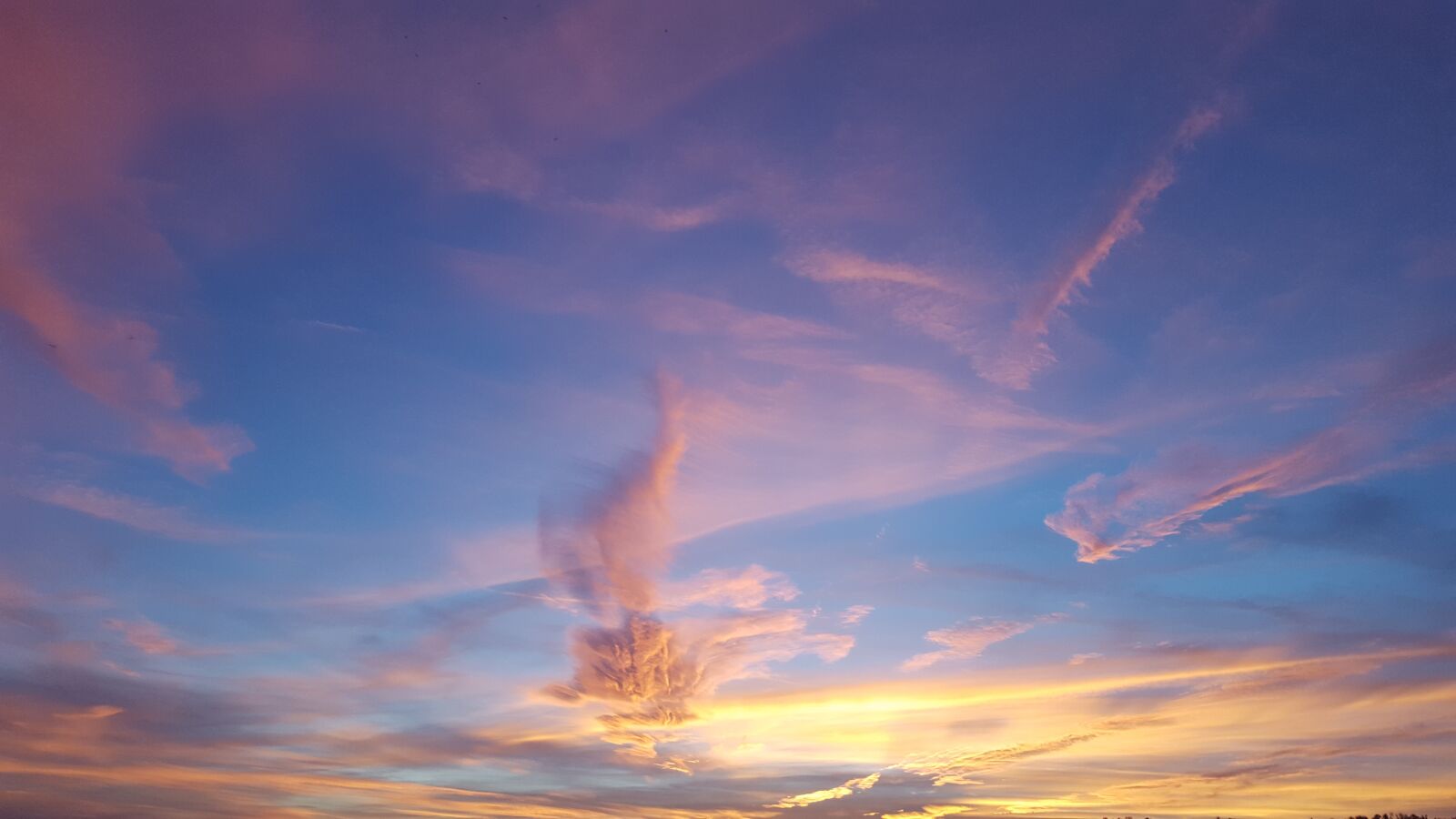 Samsung GALAXY S6 edge sample photo. Sky, nature, sunset photography