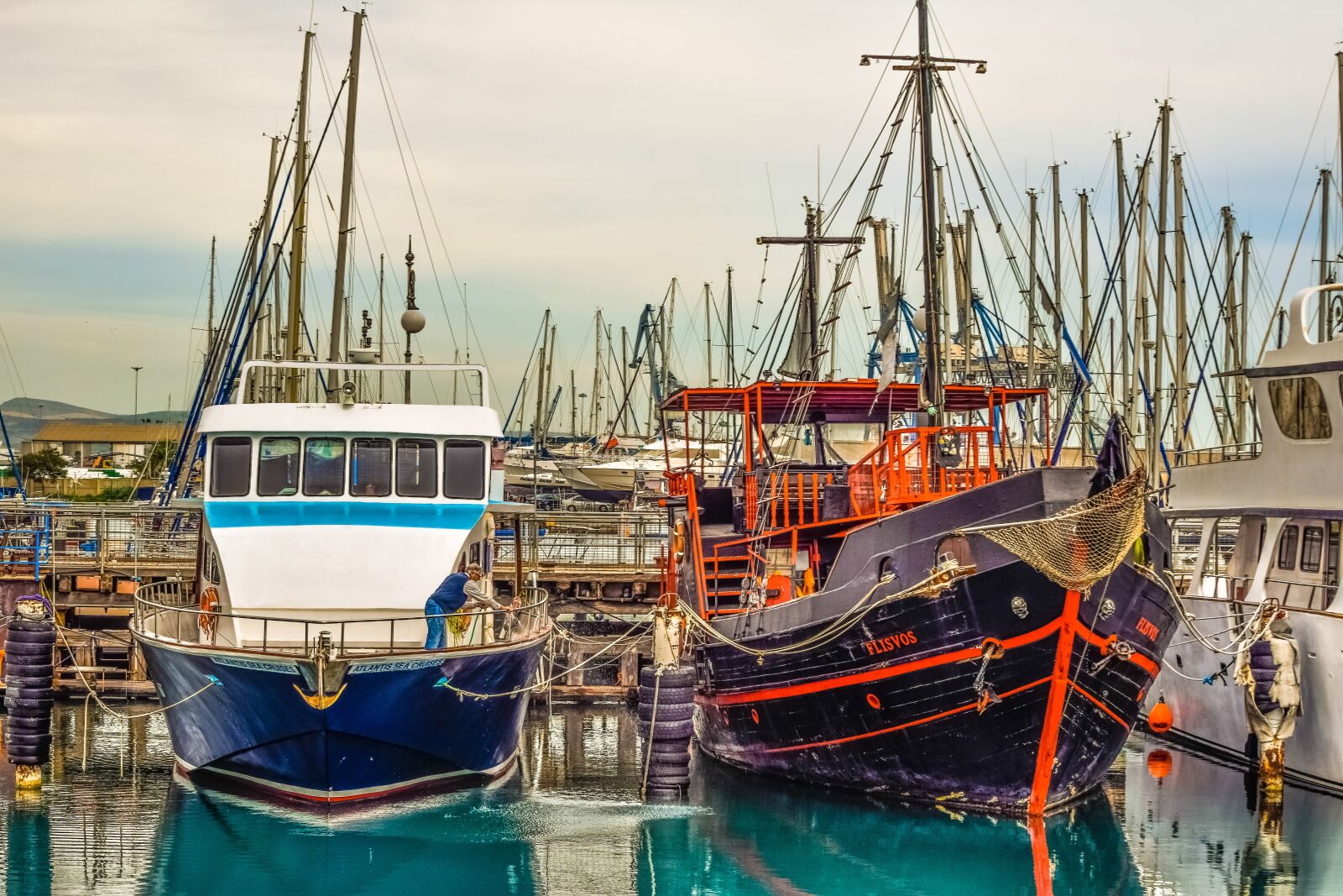 Nikon D3300 sample photo. Boat, marina, sea photography