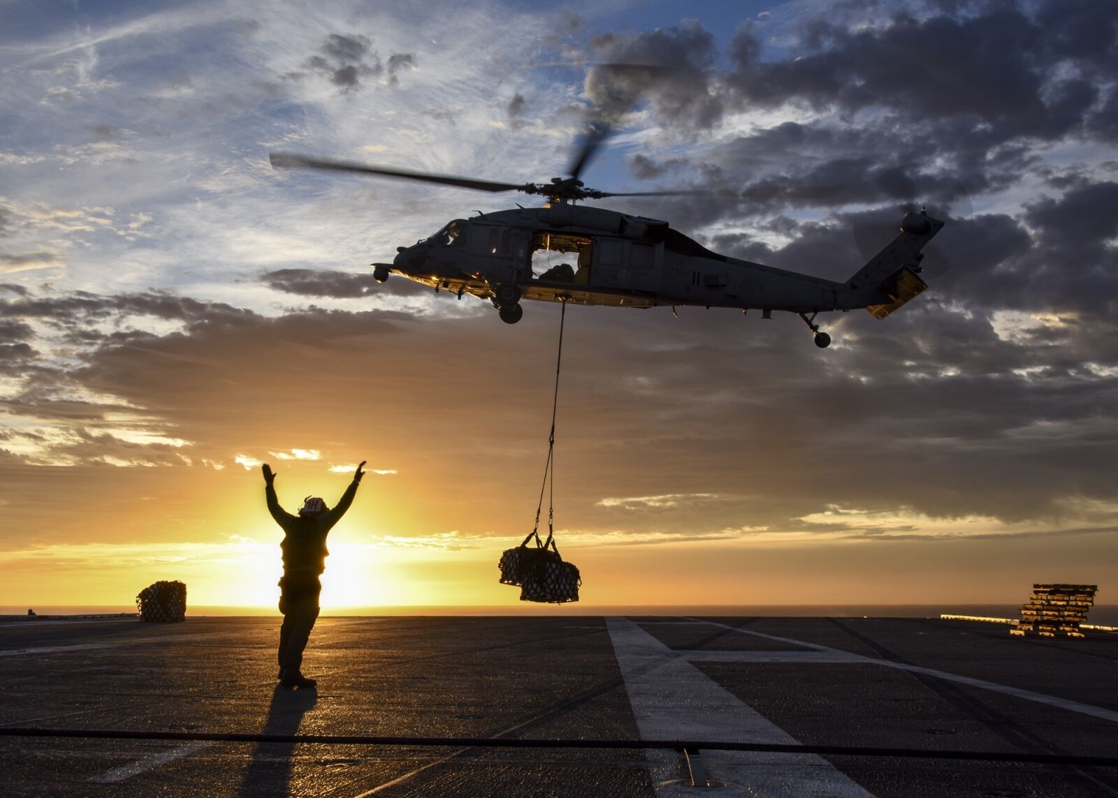 Nikon D810 sample photo. Helicopter, sunrise, sea hawk photography
