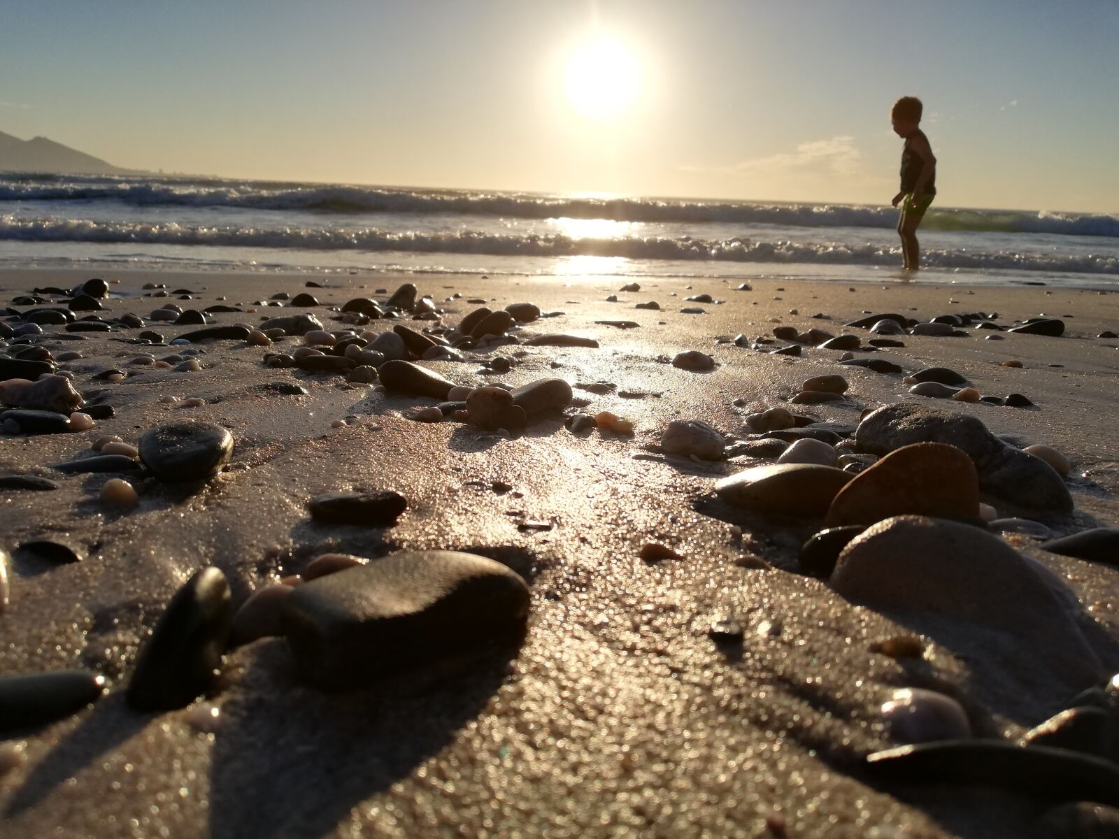 HUAWEI P20 lite sample photo. Sunset, beach, sand photography