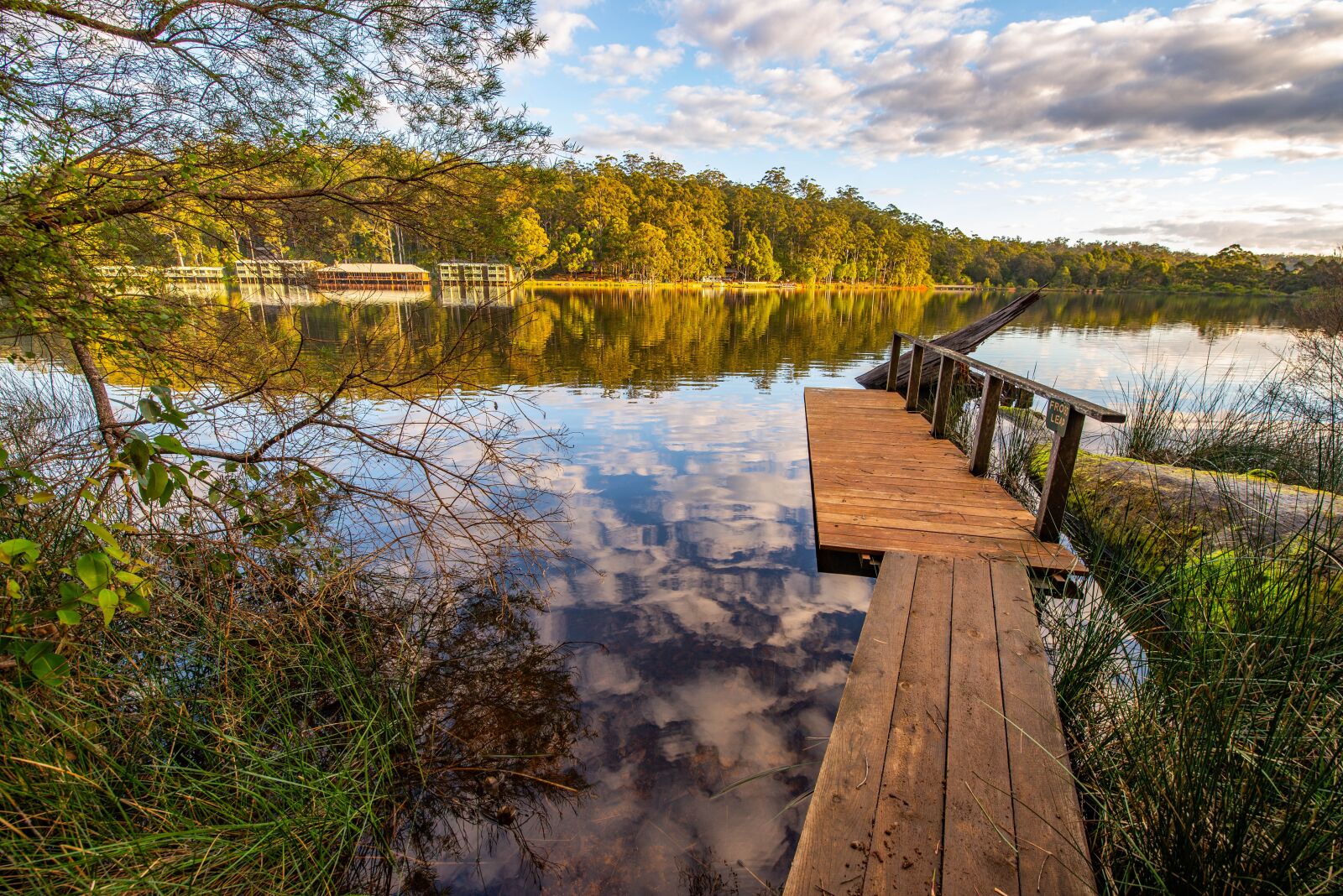 Nikon D610 + Tamron SP 15-30mm F2.8 Di VC USD sample photo. Lake, pier, landscape photography