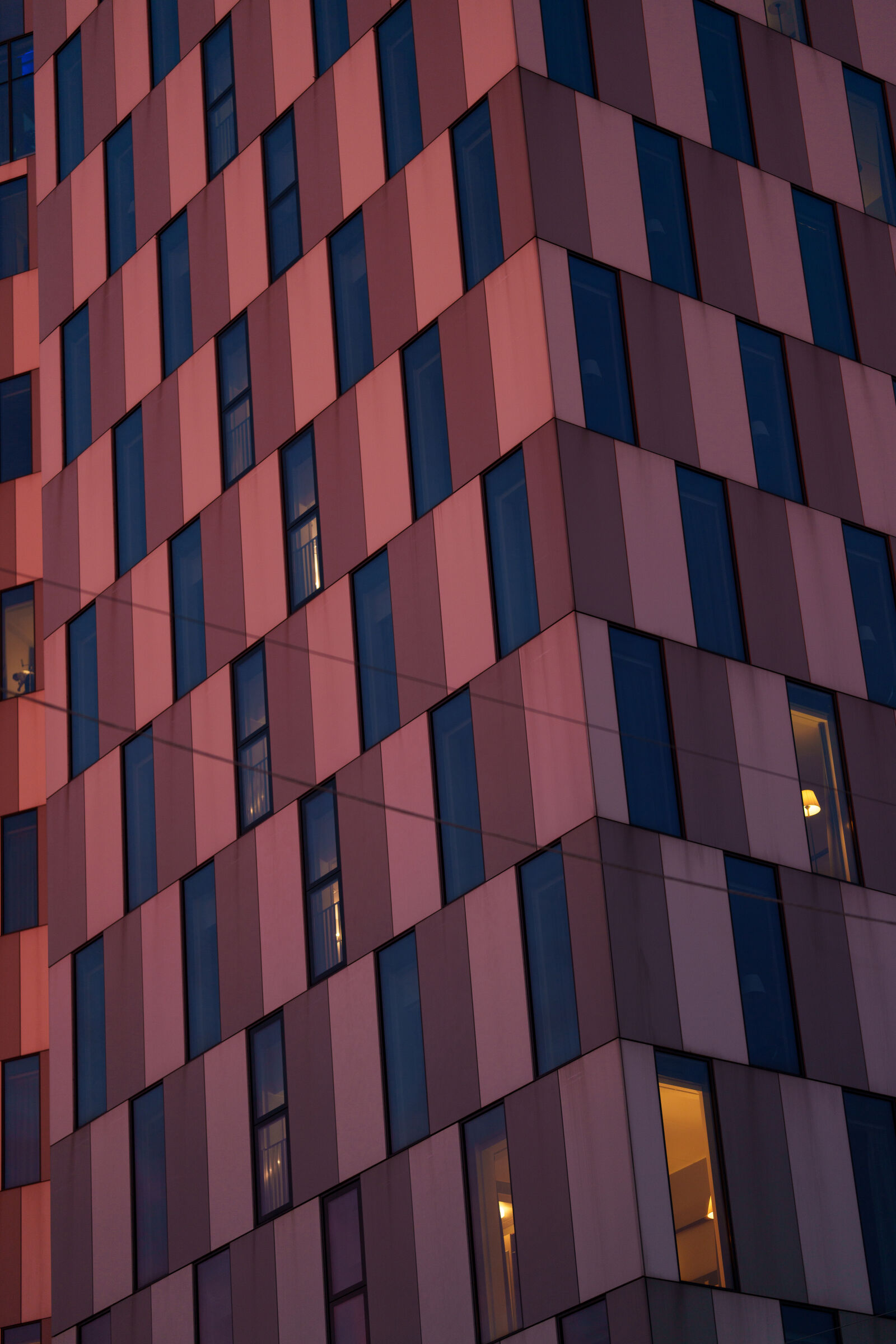 Sony FE 85mm F1.4 GM II sample photo. Sunset building photography