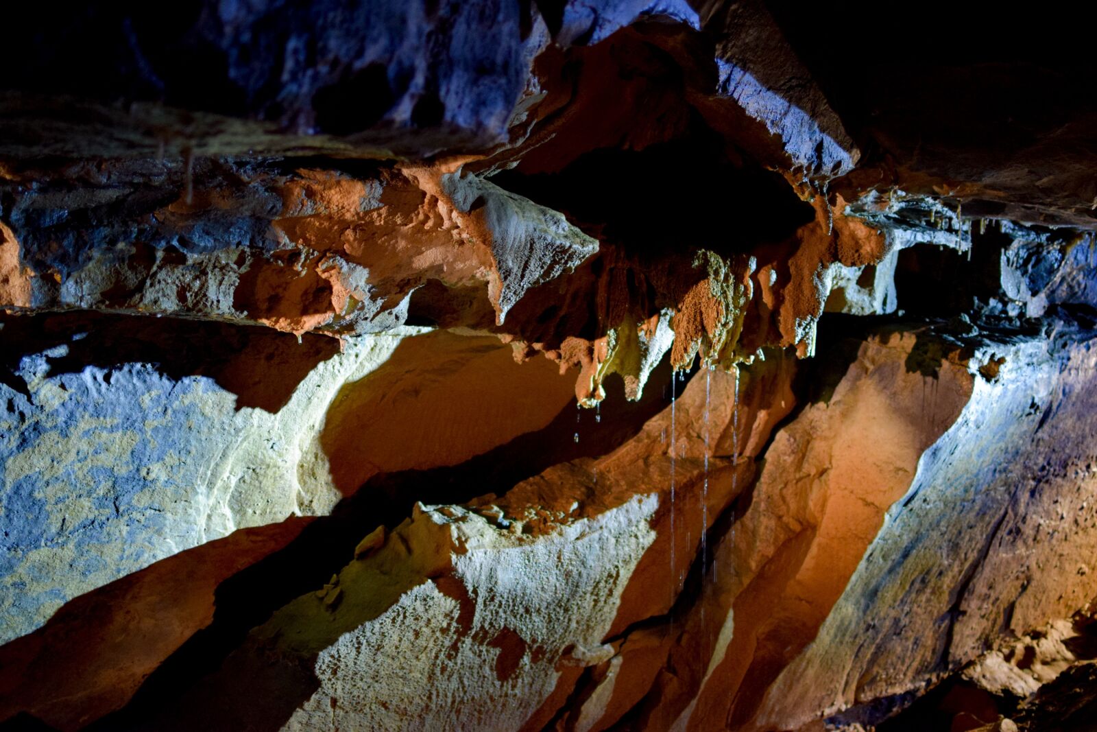 Nikon D3300 sample photo. Cave, limestone, drops photography