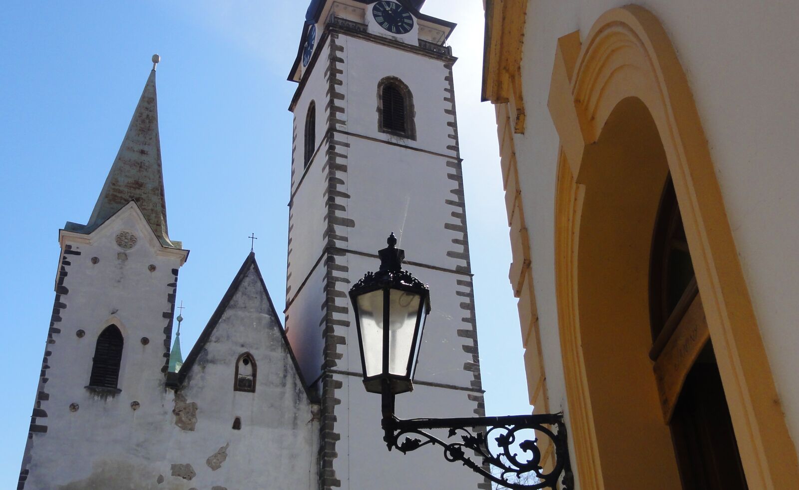 Sony DSC-HX5V sample photo. Church, lamp, czechia photography