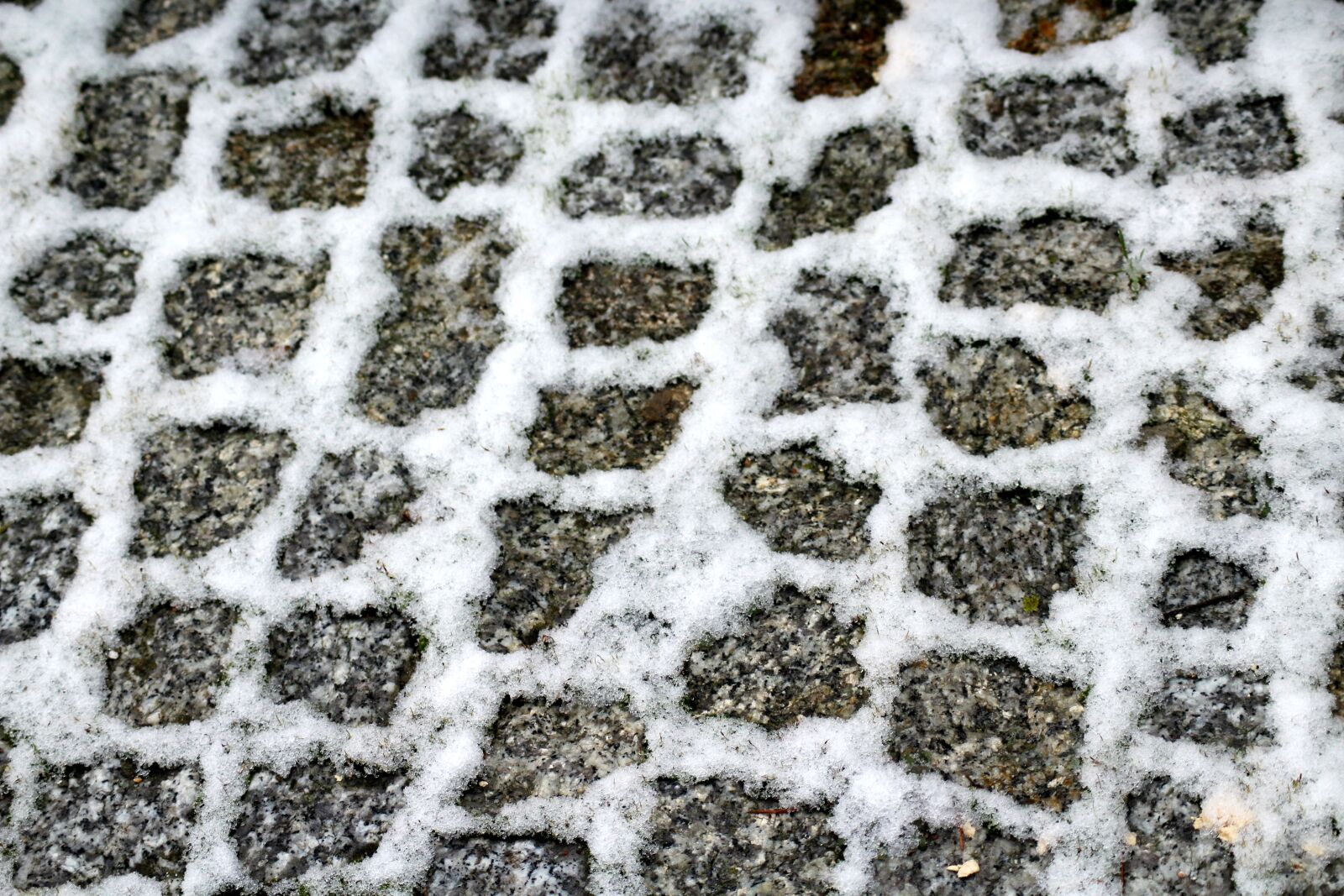 Canon EOS 1200D (EOS Rebel T5 / EOS Kiss X70 / EOS Hi) sample photo. Pavers, decking, snow photography