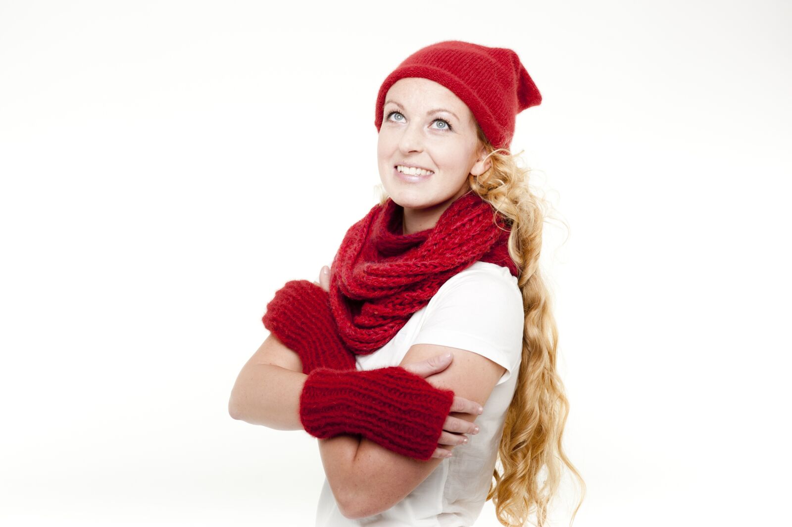 Nikon D700 sample photo. Winter, woman, scarf photography
