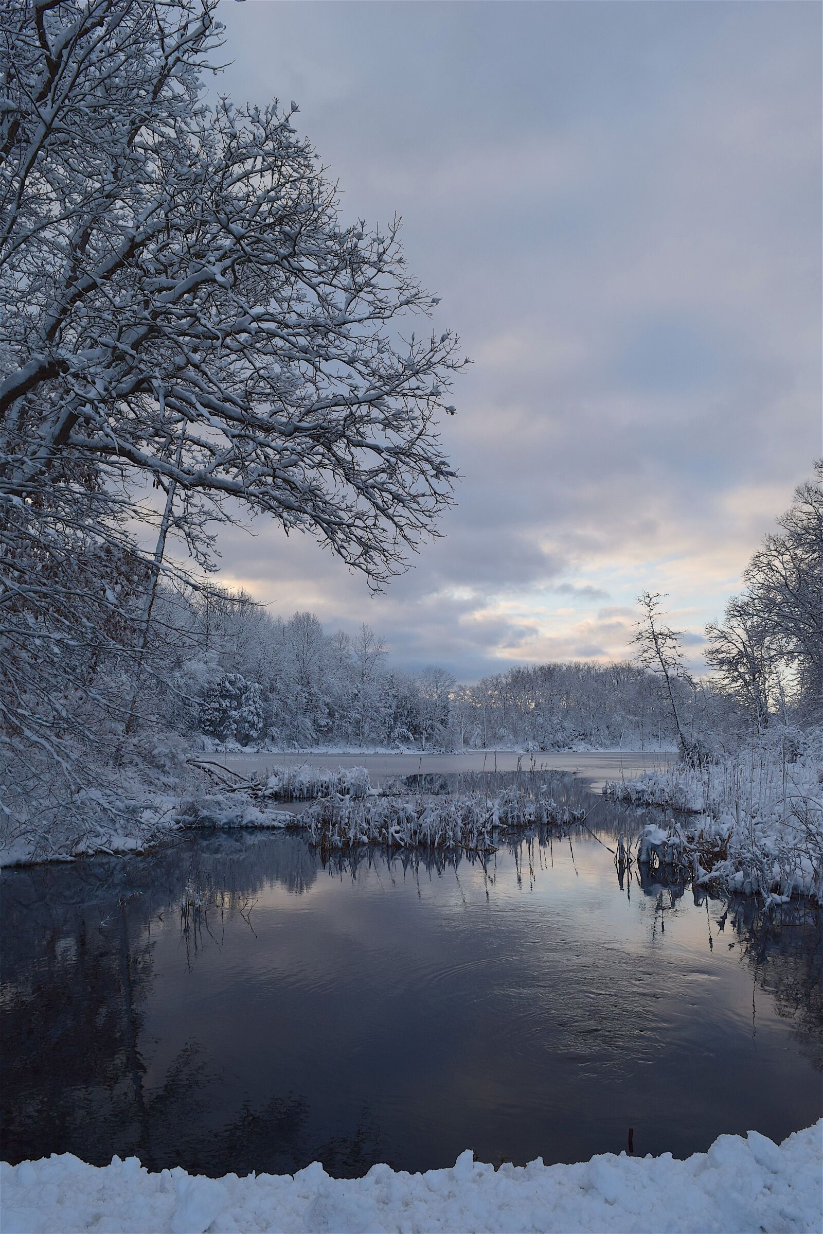 Nikon D3300 sample photo. Landscape, snow, water photography