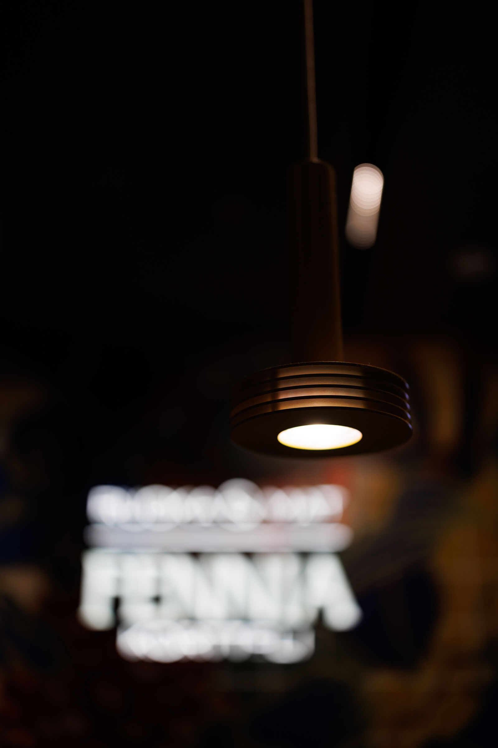 Canon EOS R5 sample photo. Lamp of the restaurant photography