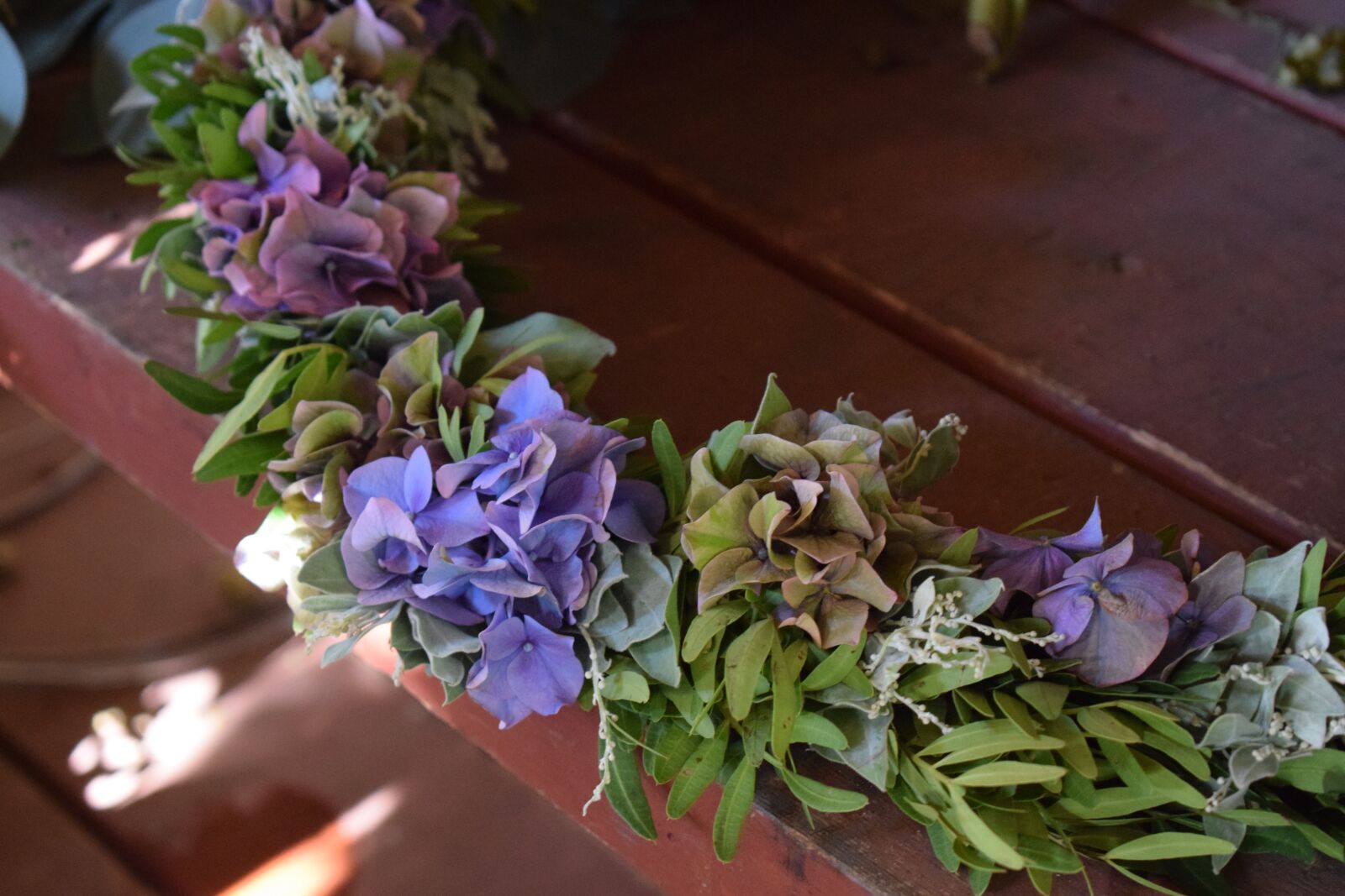 Nikon D3300 sample photo. Flower wreath, flowers, rim photography