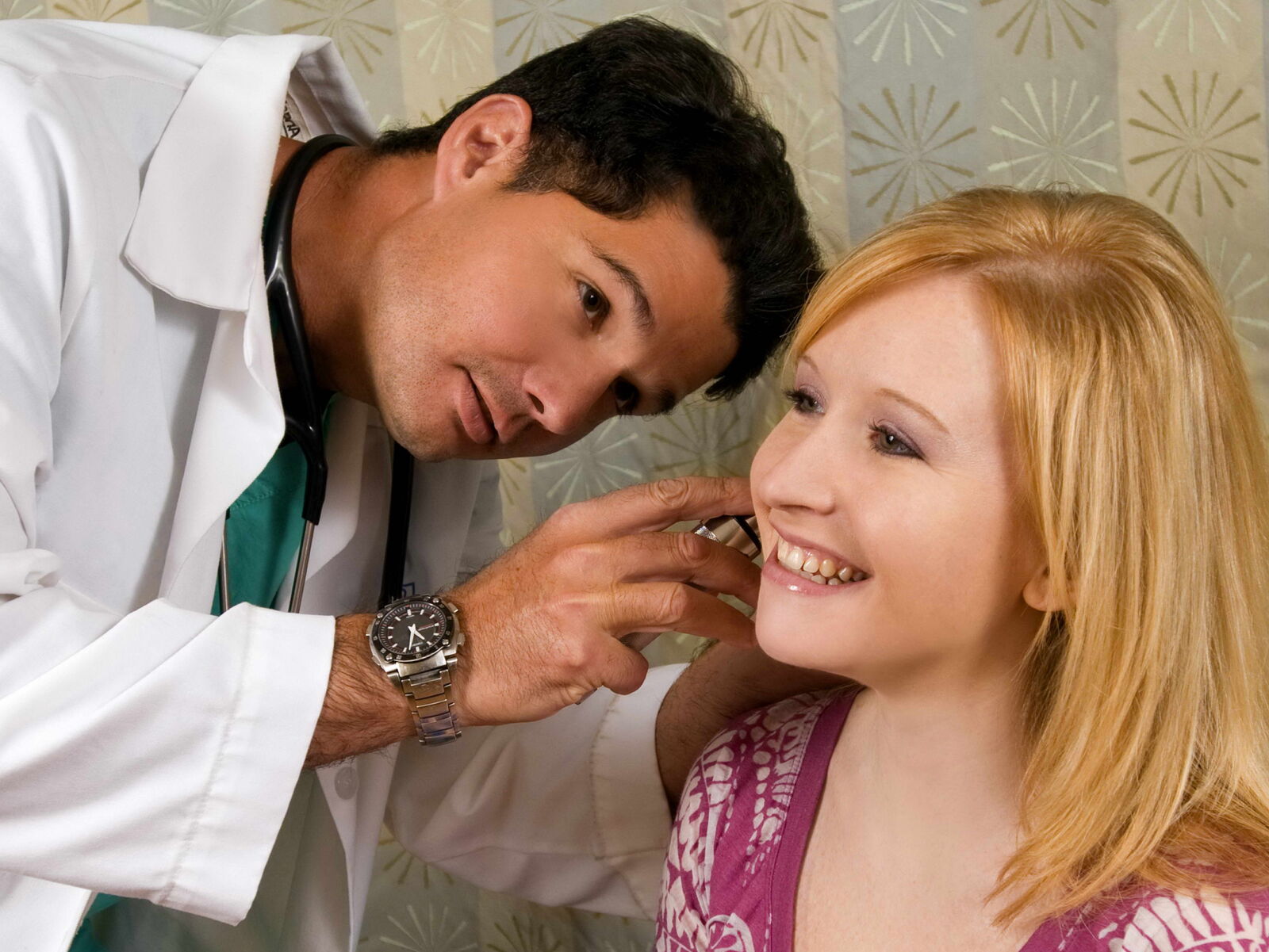 Nikon D300 sample photo. Physician, conducting, examination, female photography