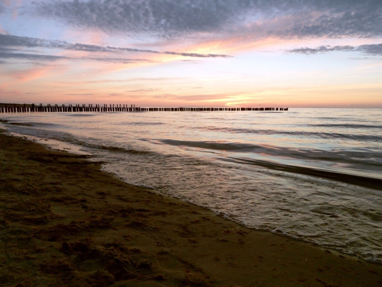 Samsung WB650 / VLUU WB650 /  WB660 sample photo. Sunset, sea, baltic sea photography