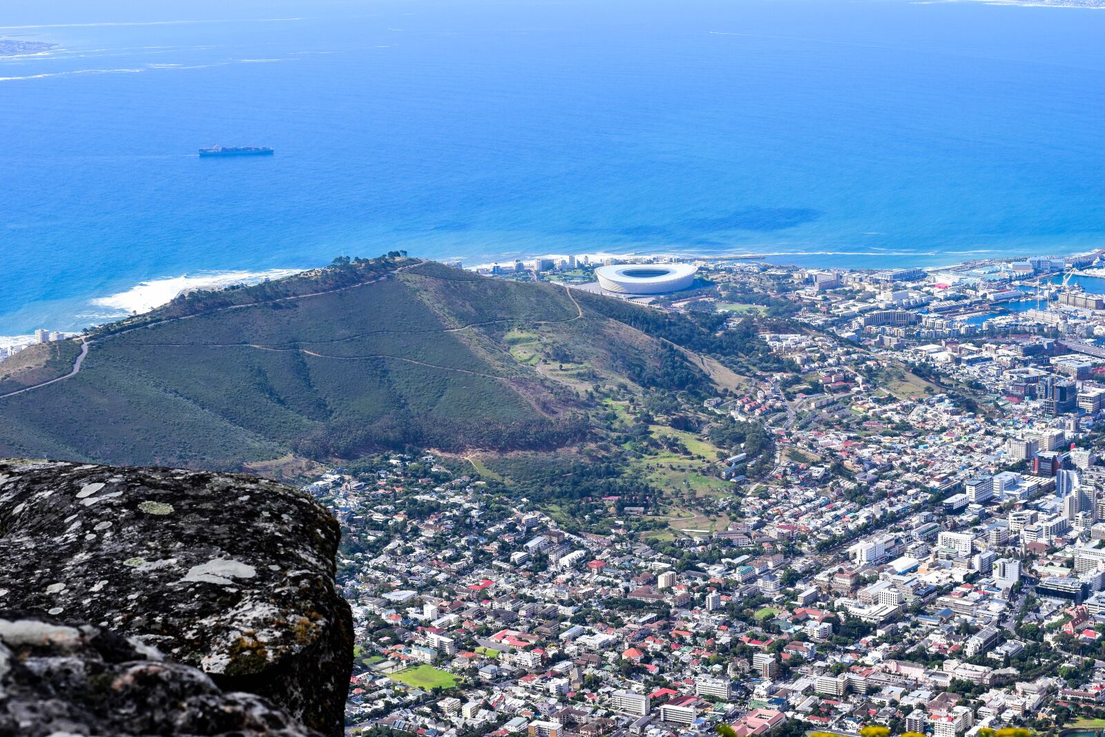 Nikon D5500 sample photo. Aerial from table mountain photography