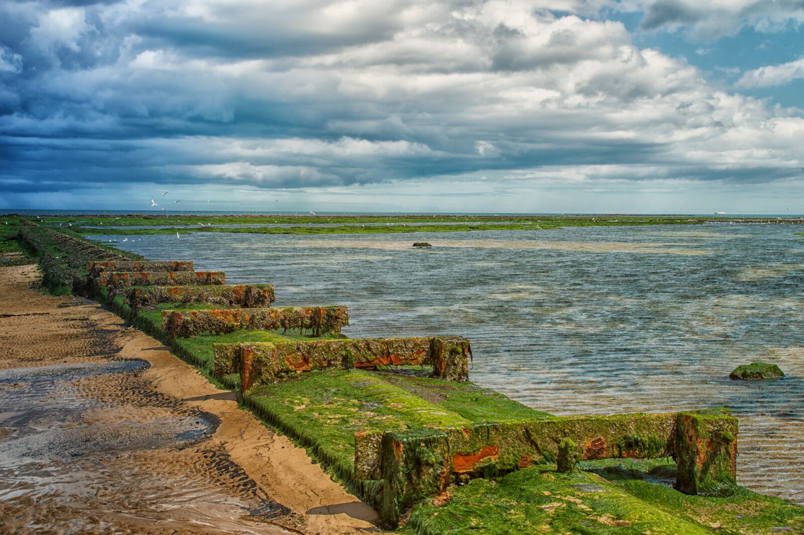 Nikon D3200 sample photo. Seascape, redcar, england photography