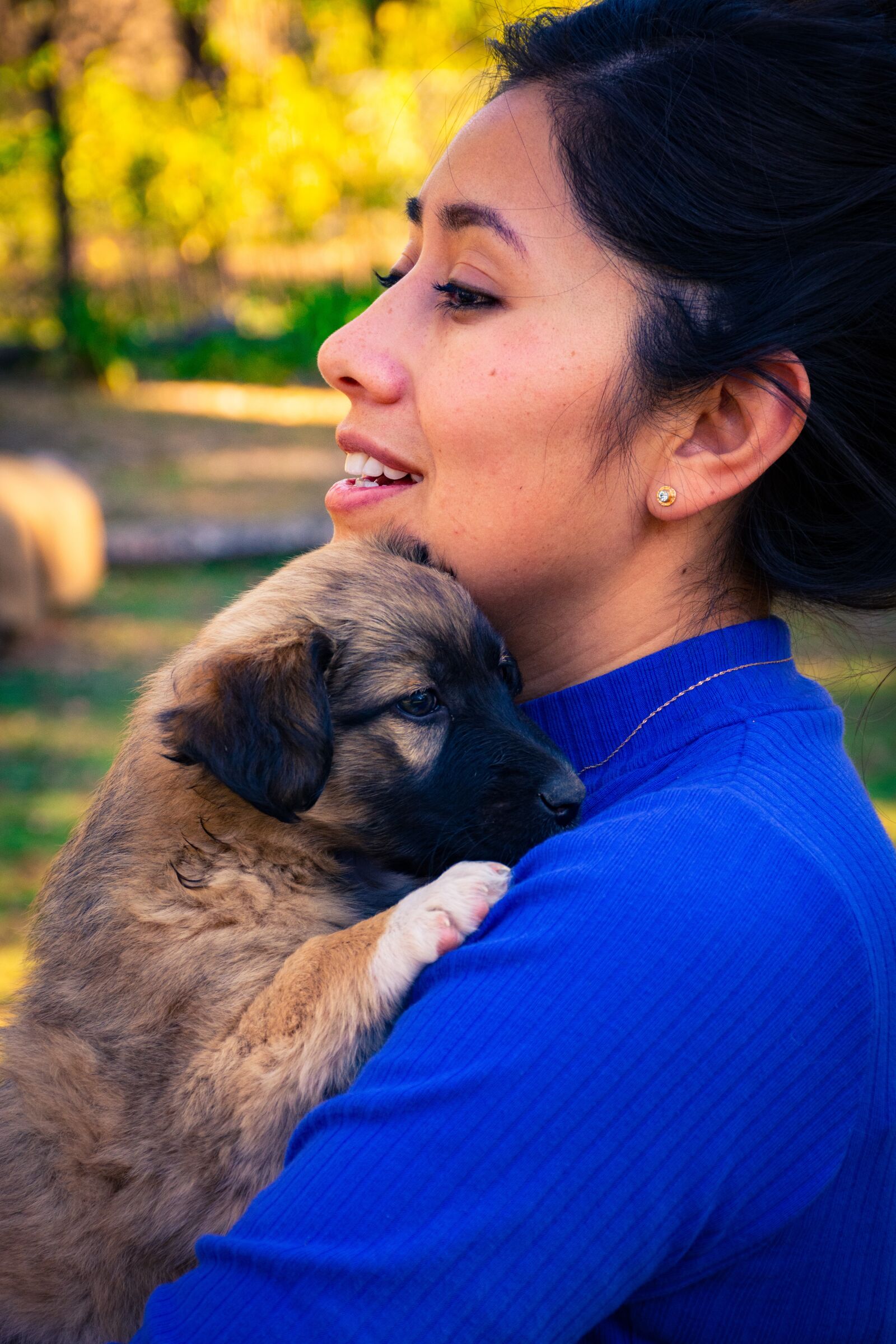 Nikon D7200 sample photo. Women, dog, pet photography