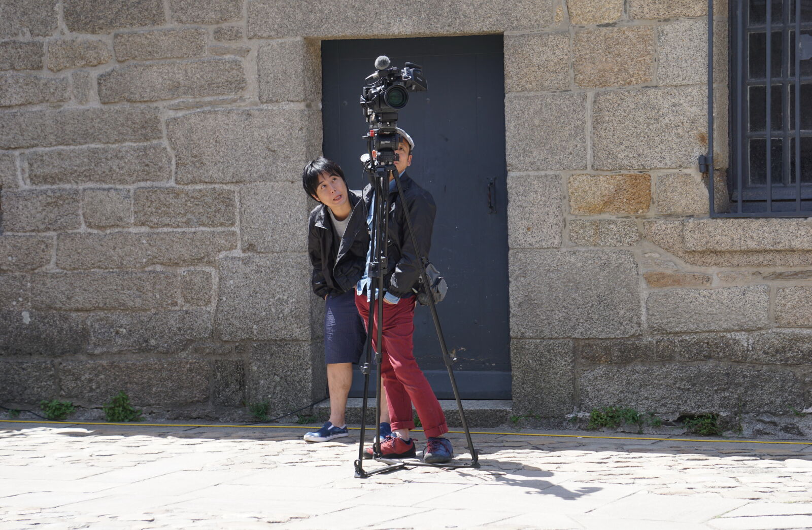 Sony a6000 sample photo. Camera, cameramen, film, hommes photography
