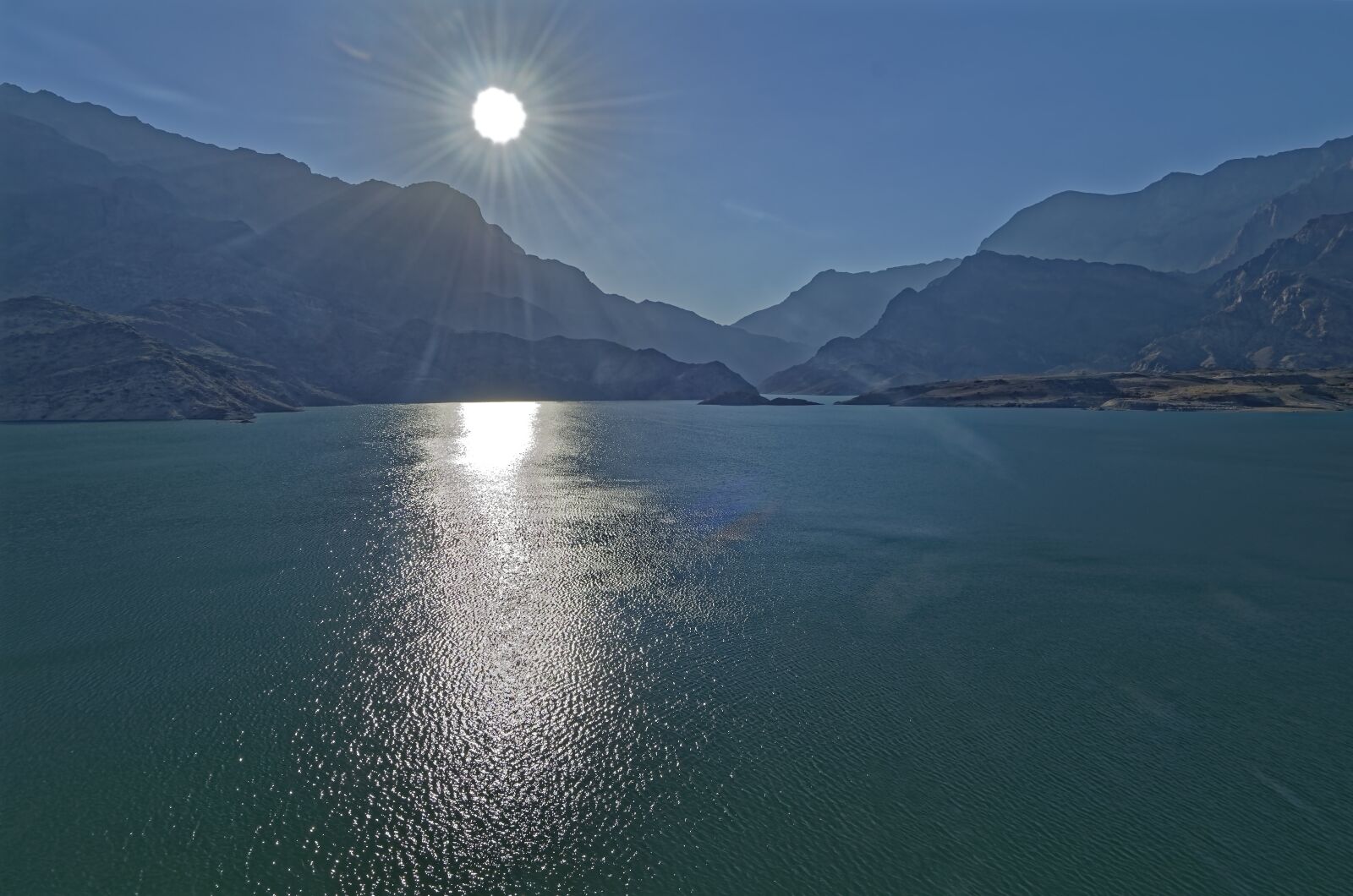 Nikon D7000 sample photo. Oman, wadi-dayqa dam, reservoir photography