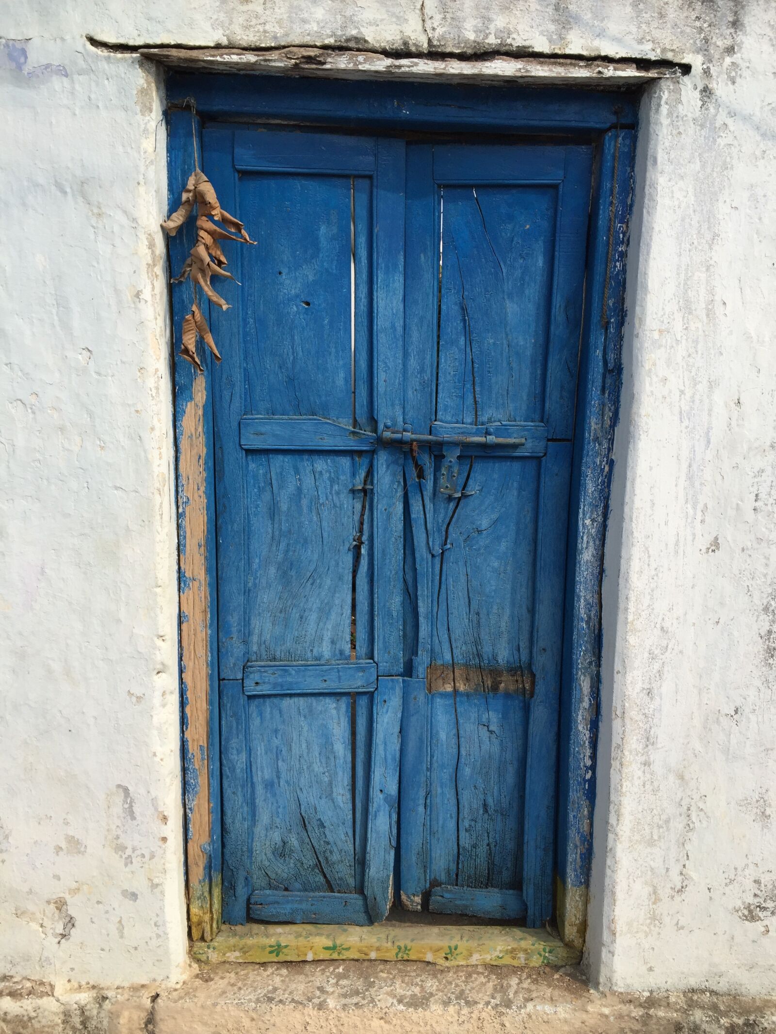 Apple iPhone 6 sample photo. Door, blue, wood photography