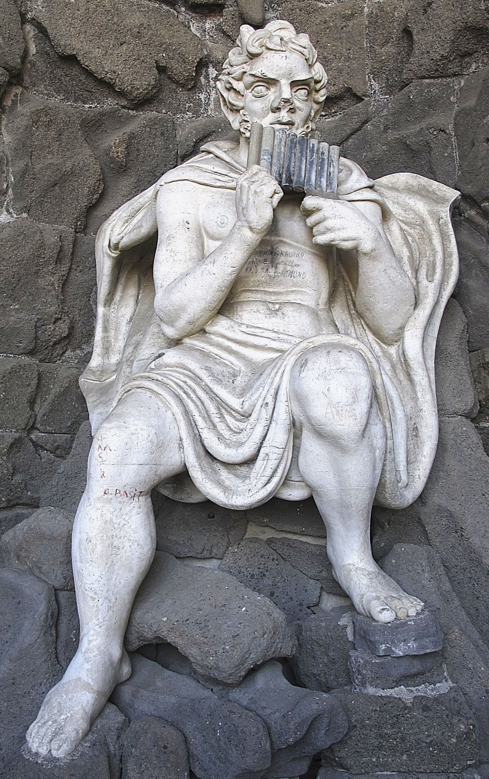Canon PowerShot G12 sample photo. Statue, pan, pan flute photography