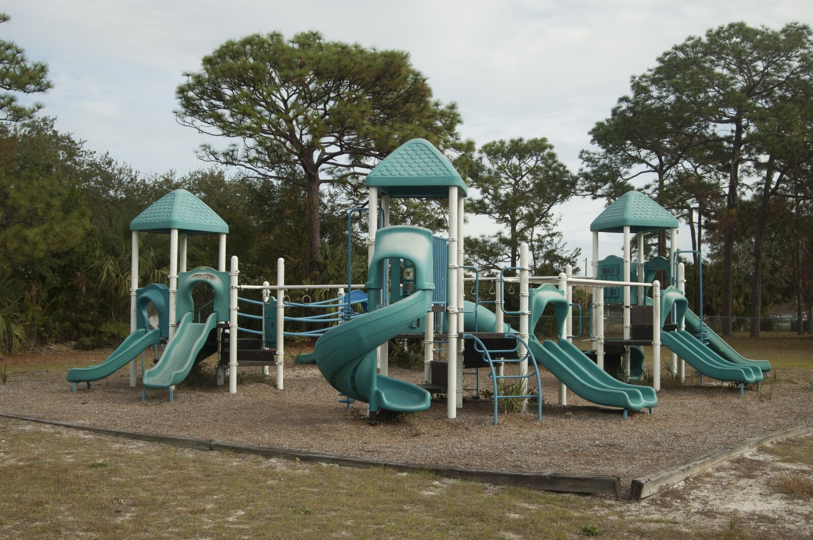 Nikon D70 sample photo. Playground, slides, park photography