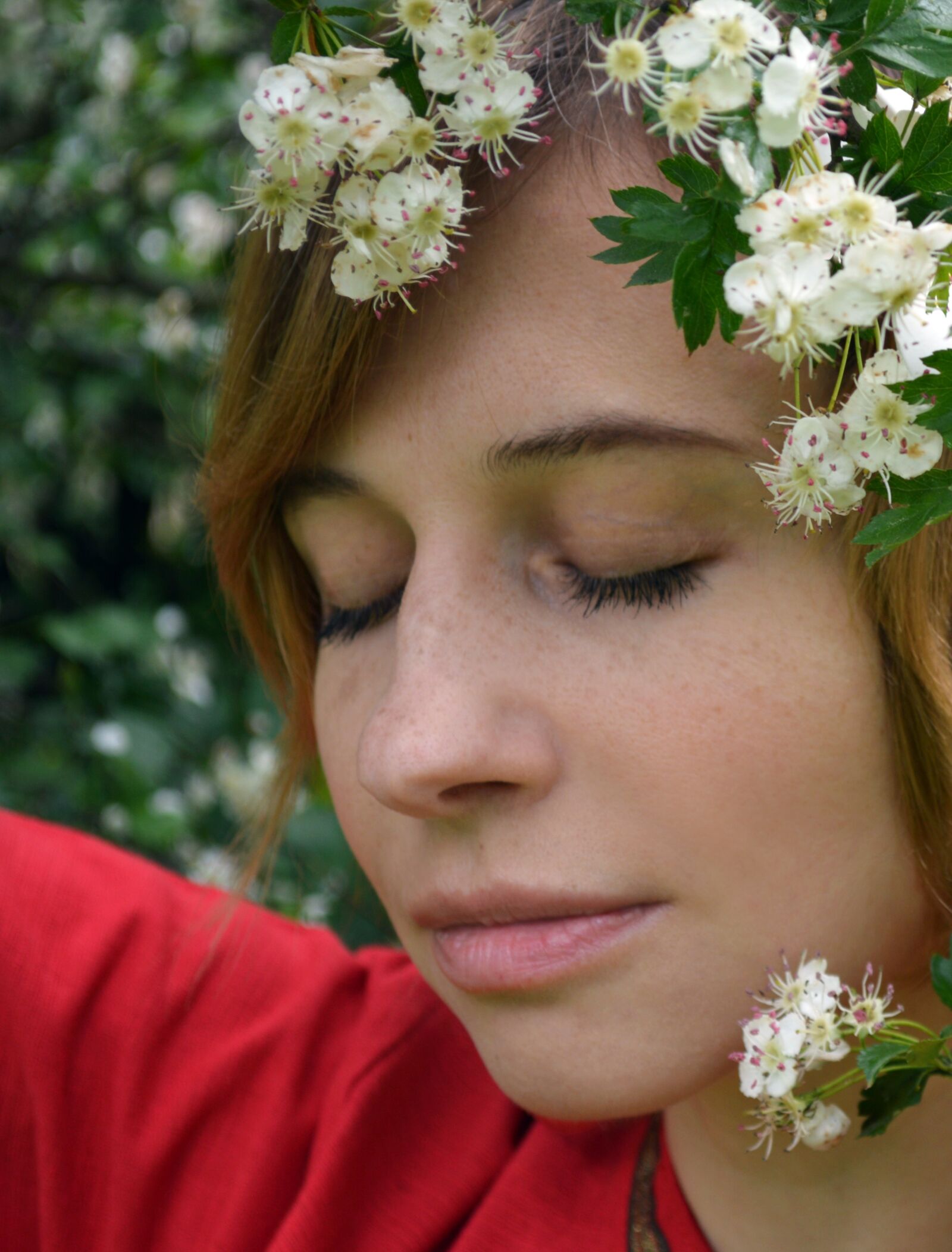 Nikon D3200 sample photo. Portrait, flowers, girl photography